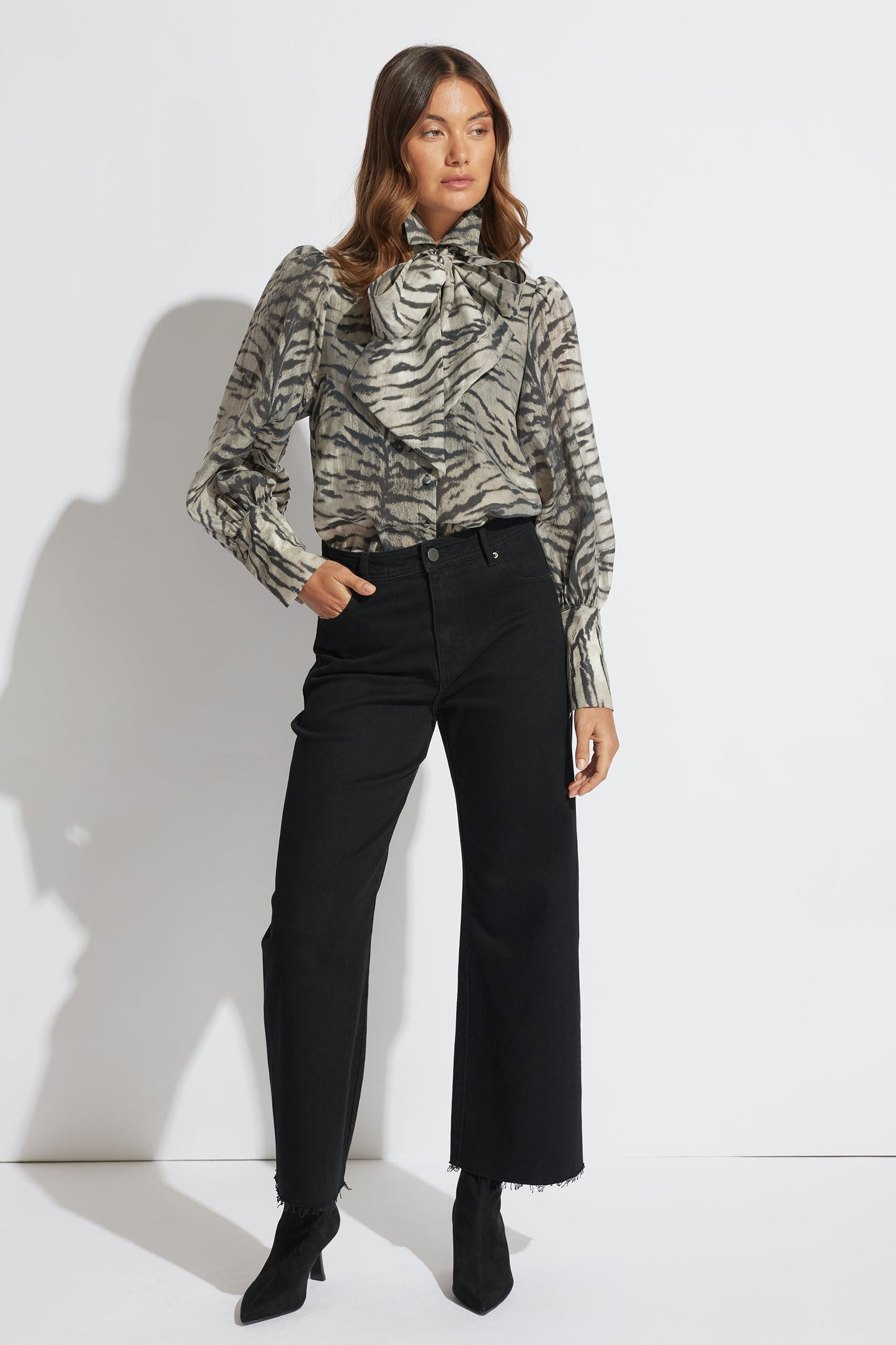 Sharni Tie Neck Shirt