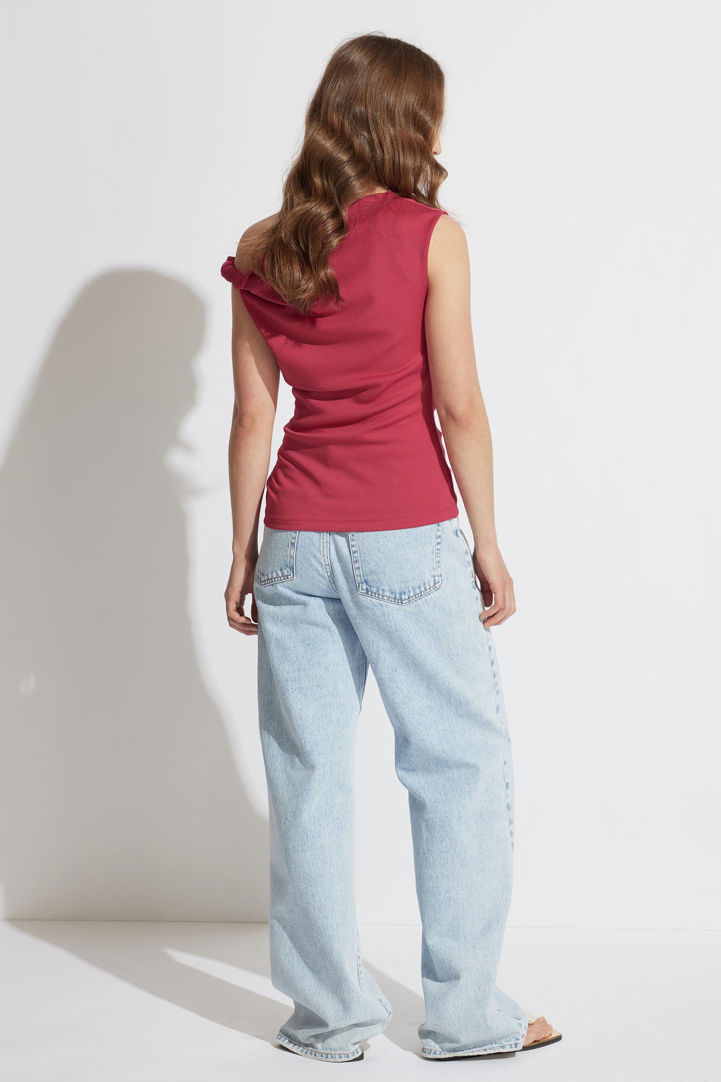Mina Twist Tipped Shoulder Top