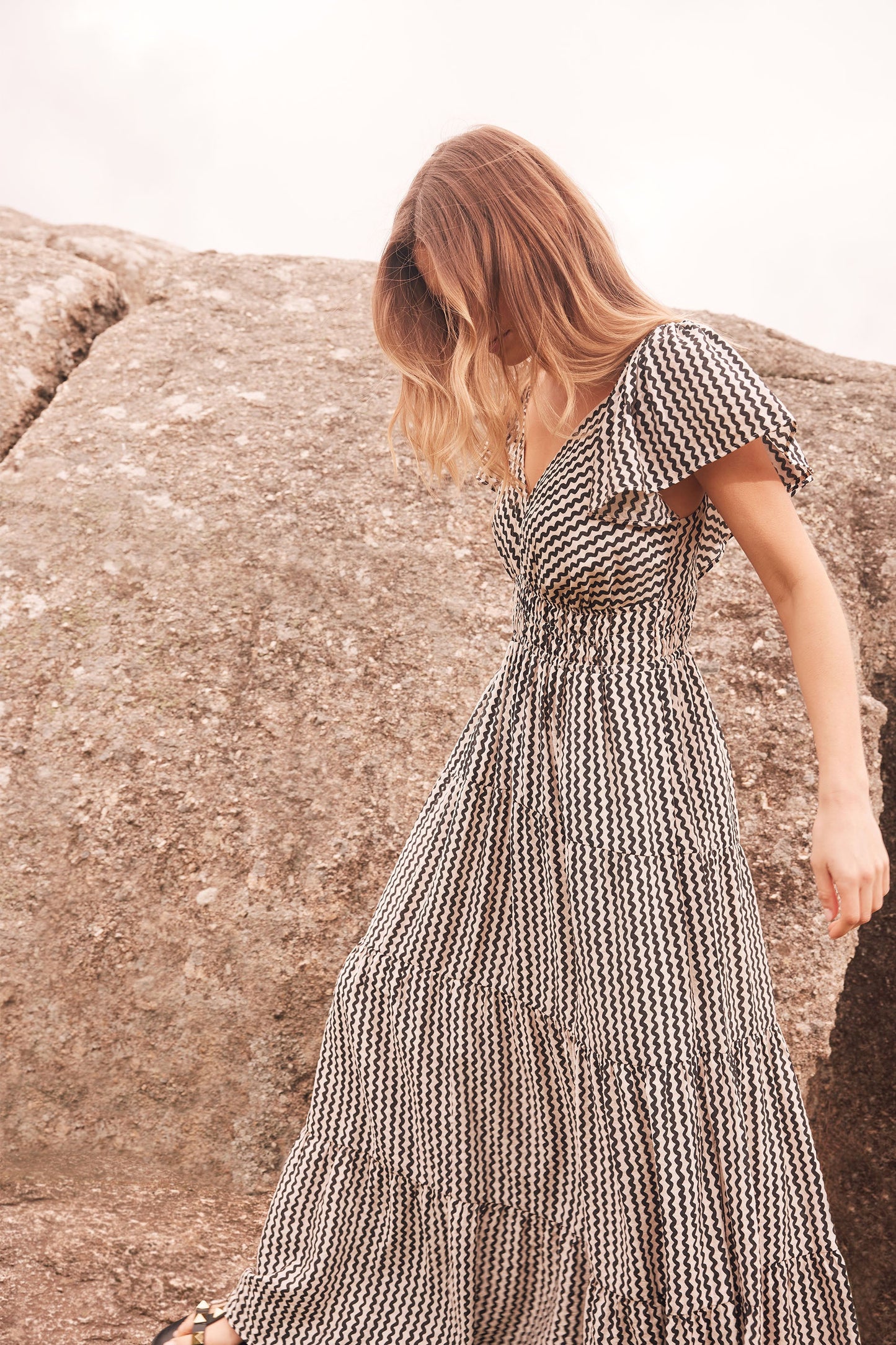 Whittney Flutter Maxi Dress