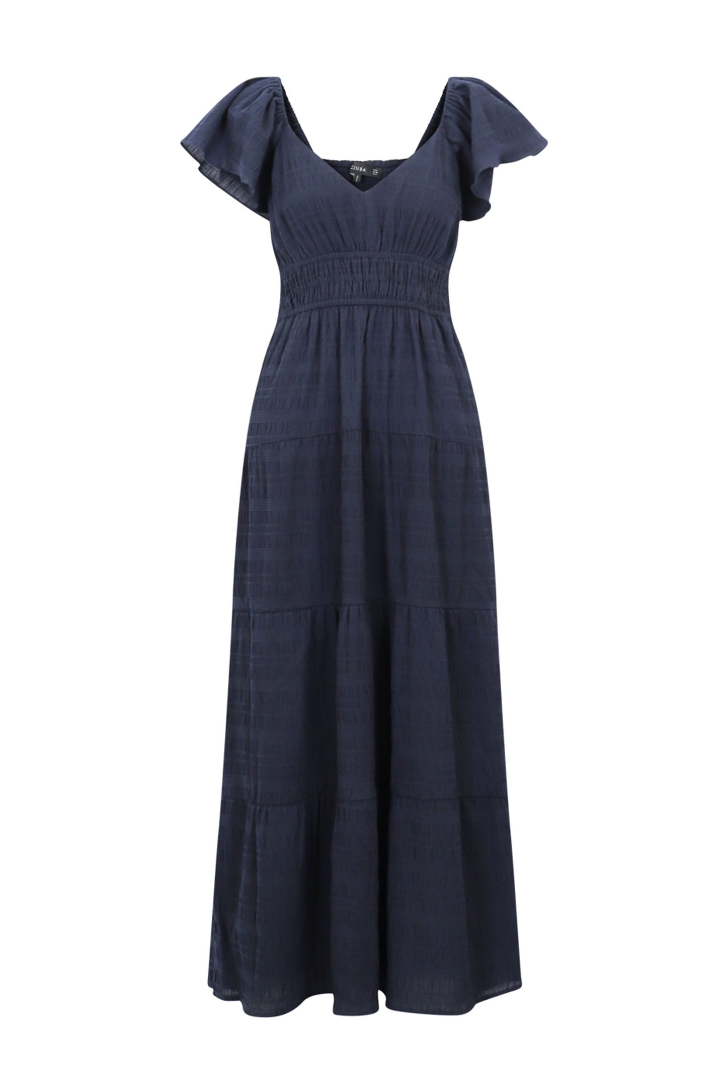 Khelani Textured Midi Dress