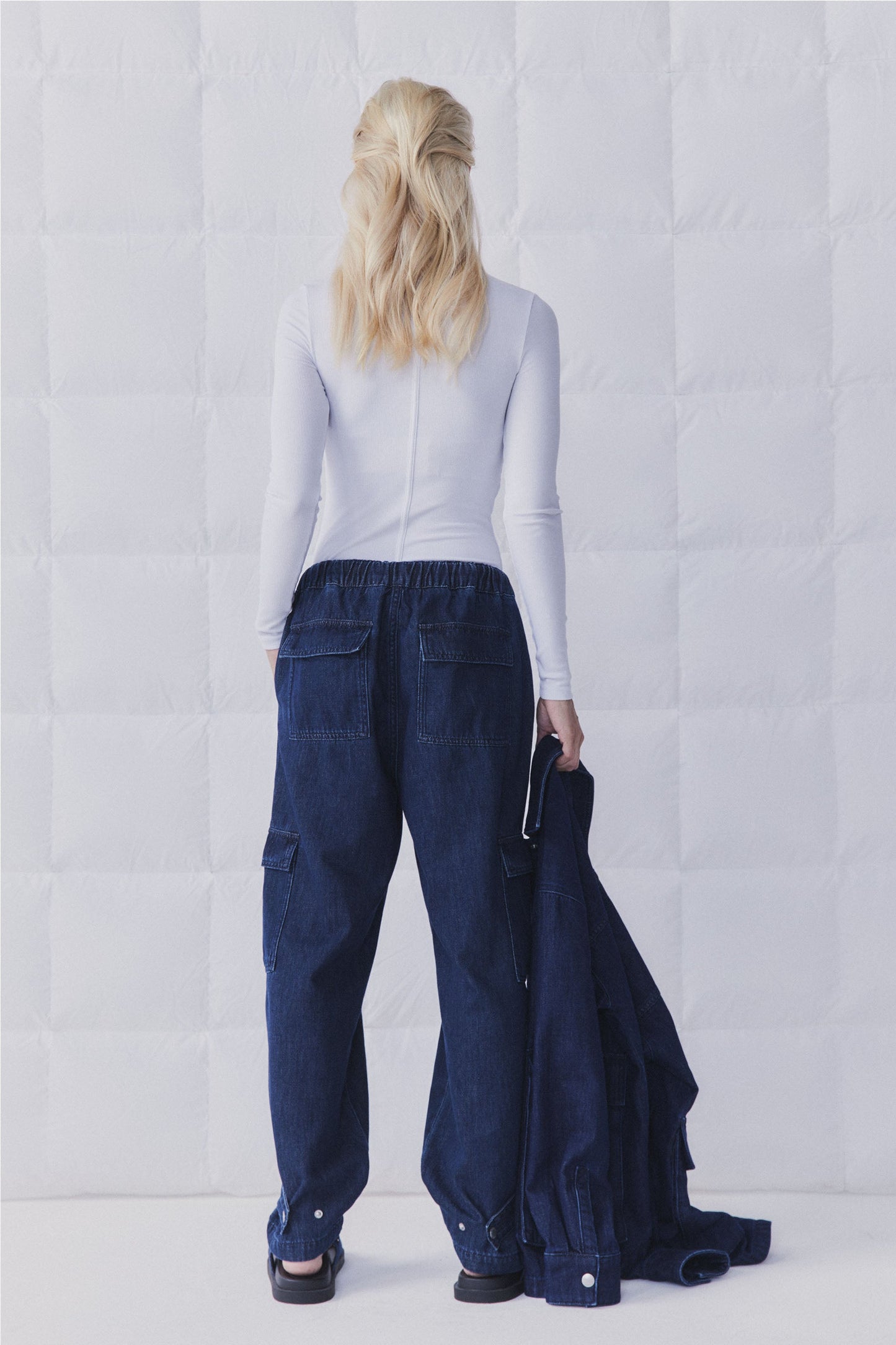 D-Luxe Denim Utility Jogger