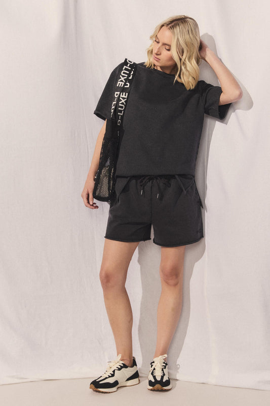 D-Luxe Short Sleeve Sweat Top