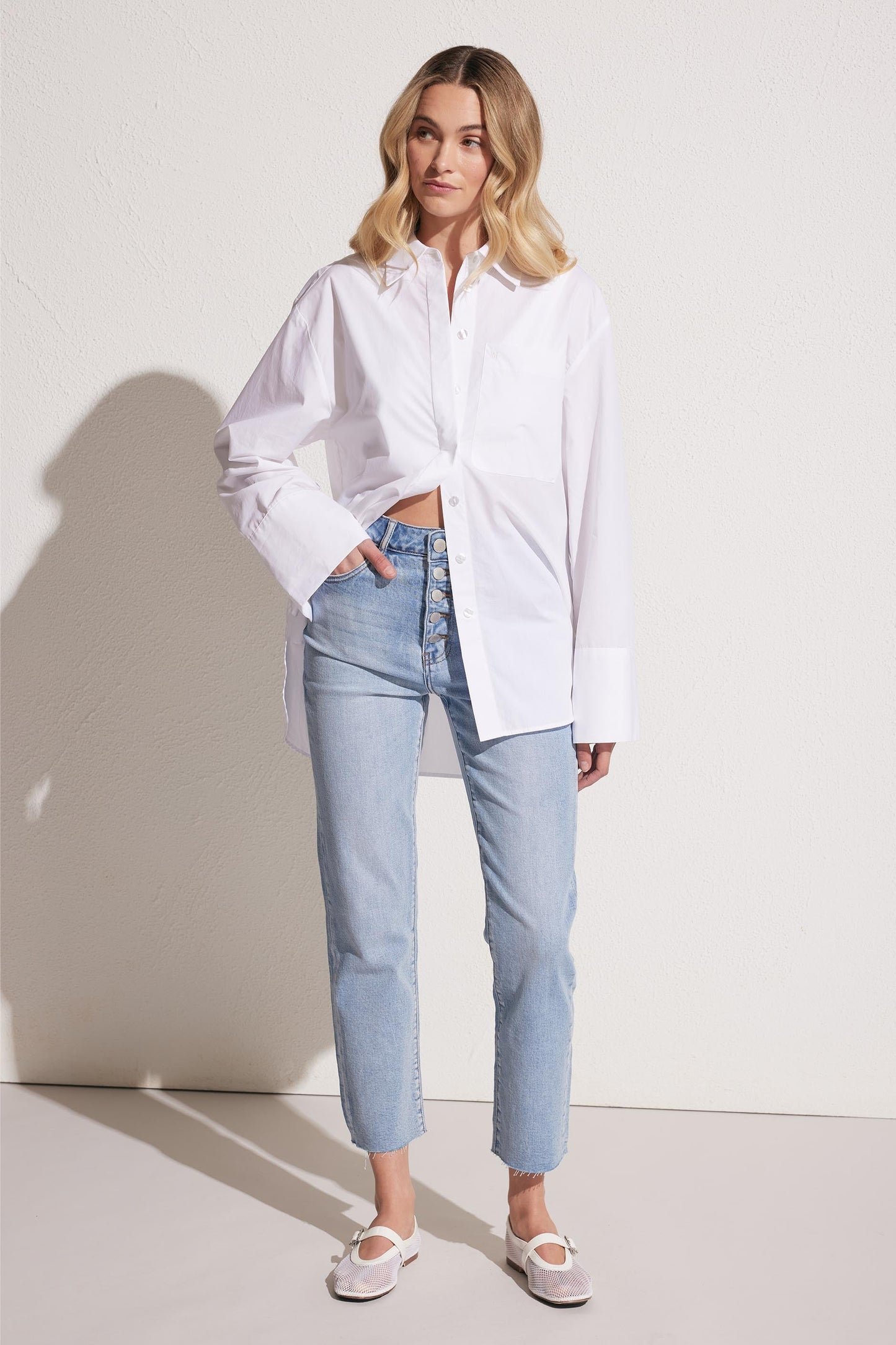 Becky Button Fly Jean