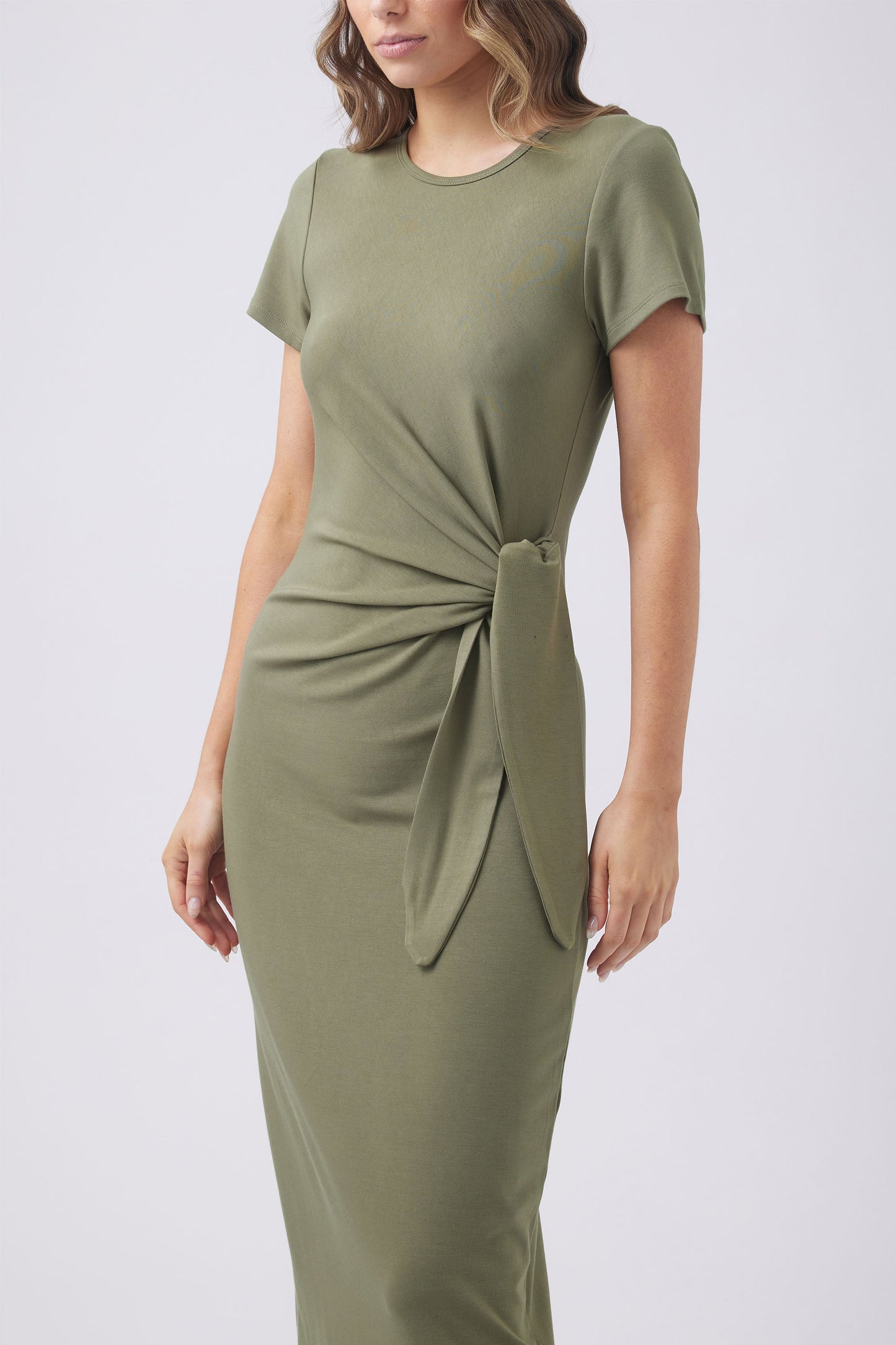 Saylor Jersey Midi Dress
