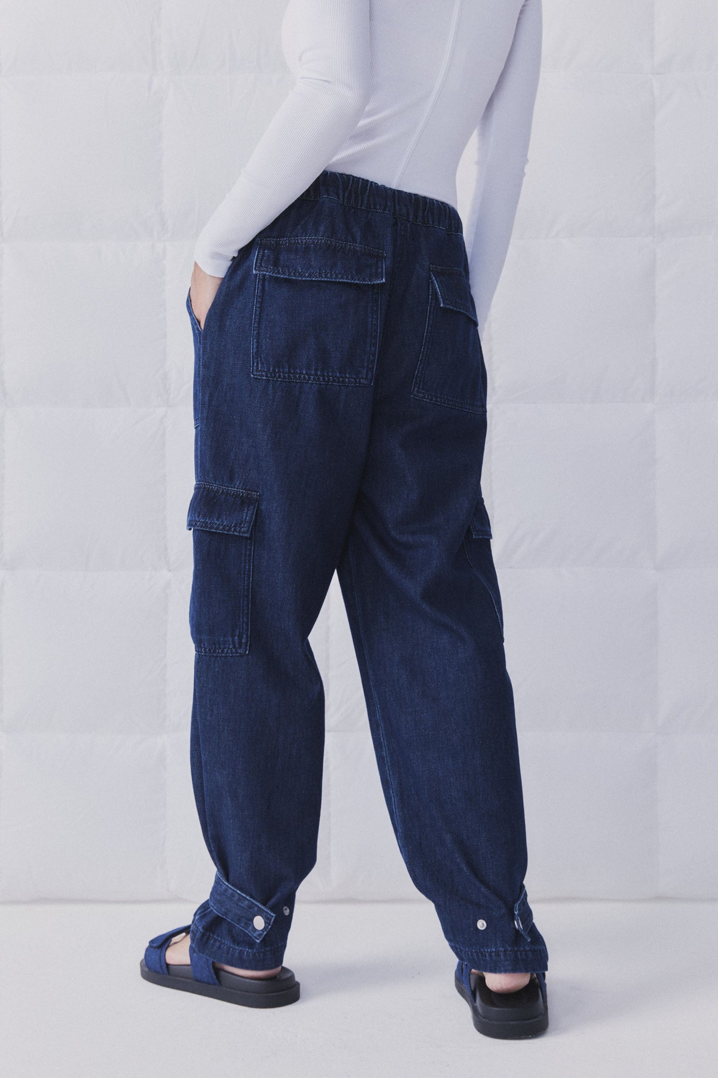 D-Luxe Denim Utility Jogger