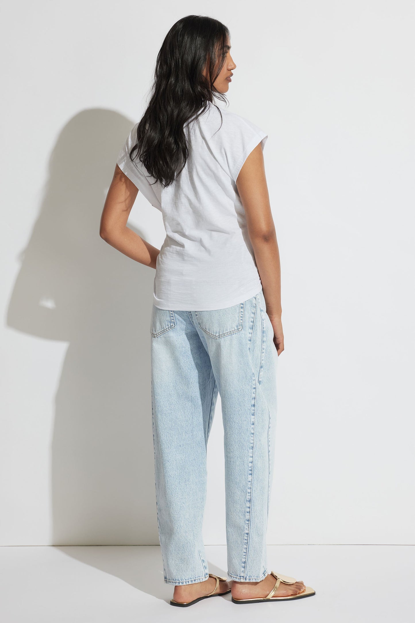 Amity Gathered Detail Tee