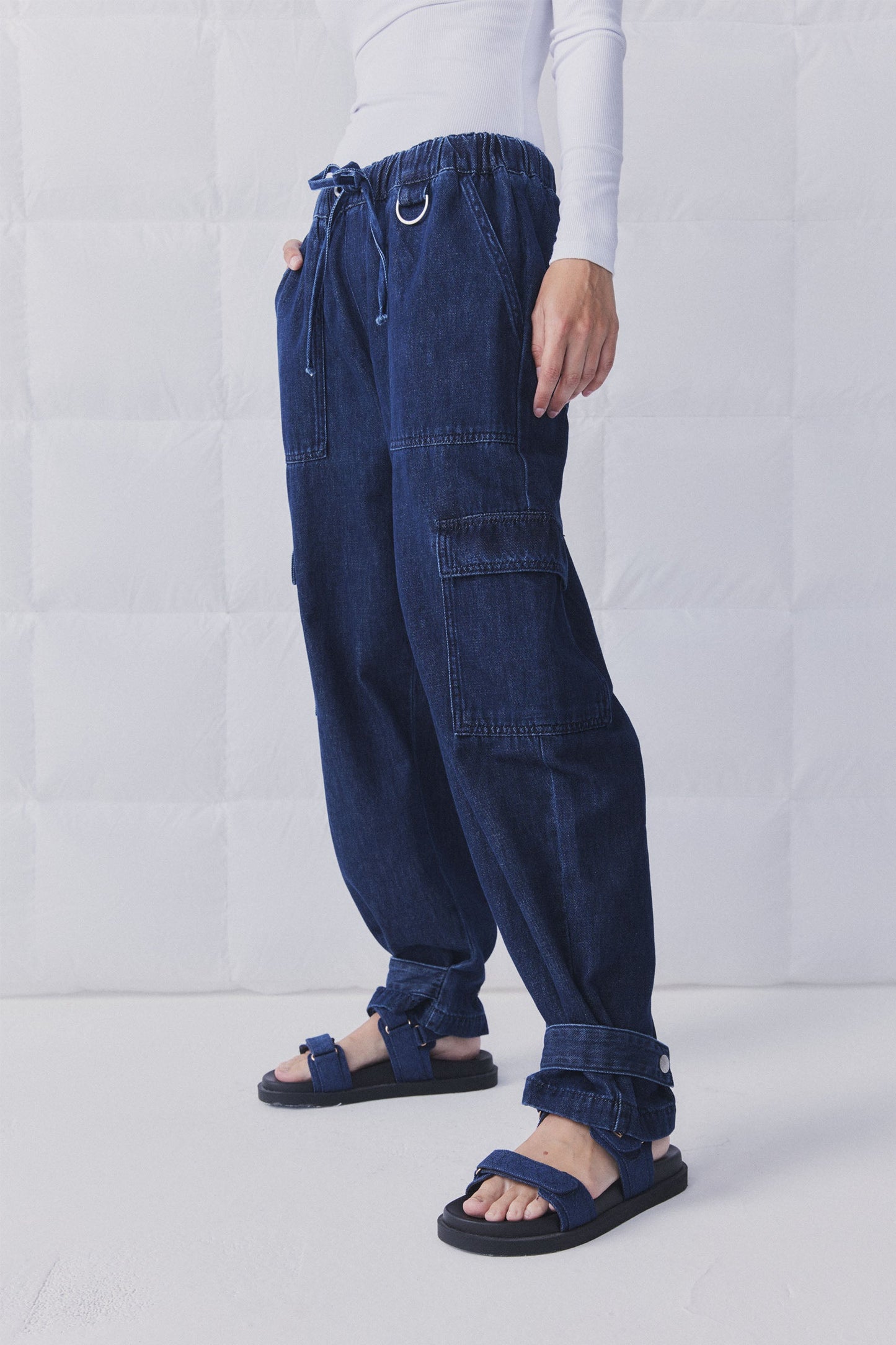 D-Luxe Denim Utility Jogger