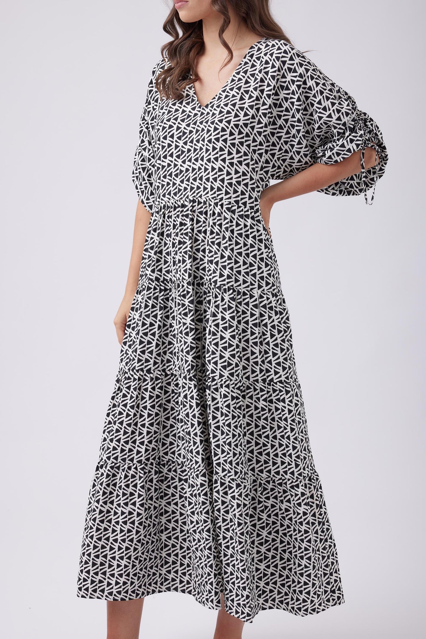 Rina Drawstring Maxi Dress
