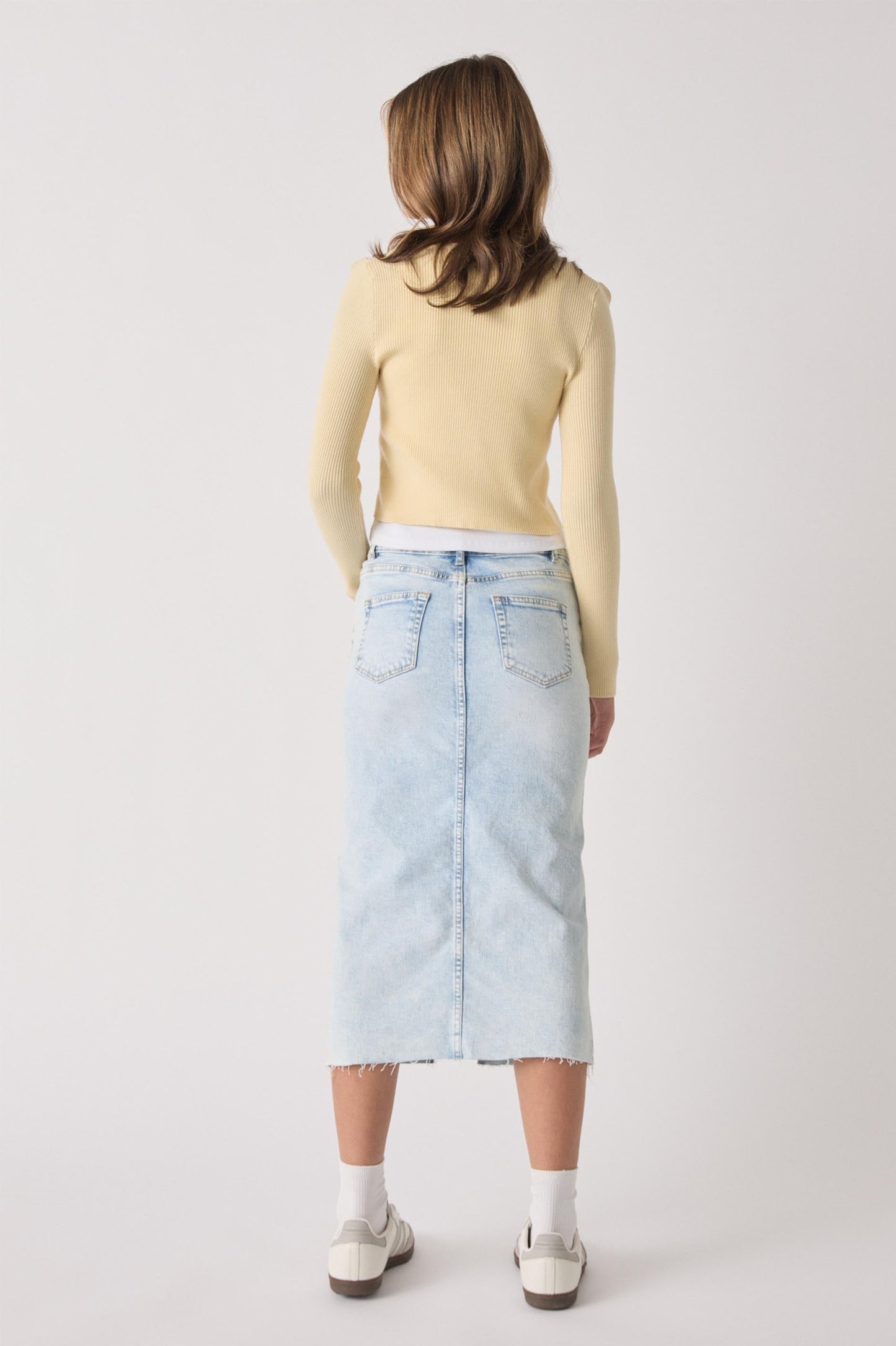 Girls Rory Denim Maxi Skirt