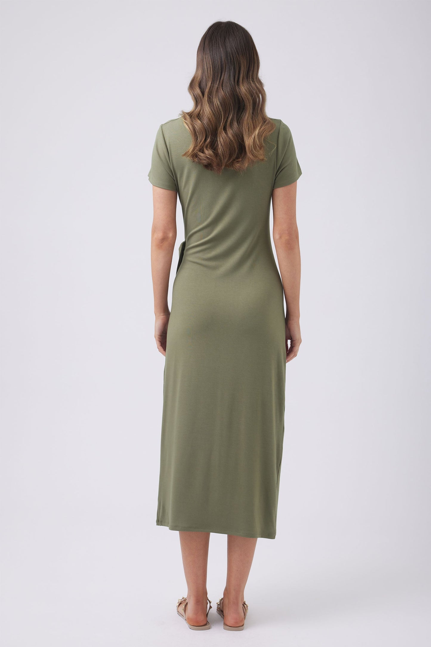Saylor Jersey Midi Dress