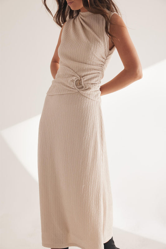 Lucie Textured Midi Dress