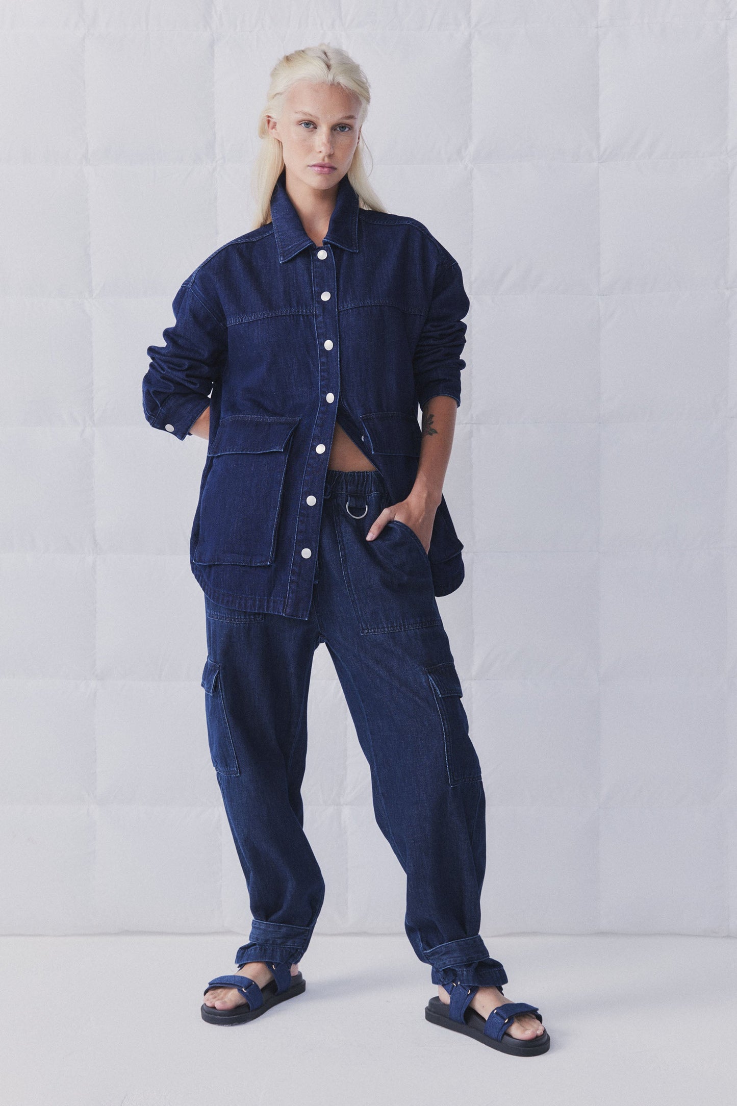 D-Luxe Denim Utility Jogger