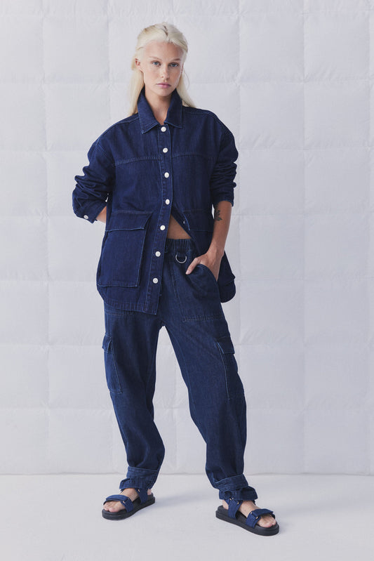 D-Luxe Denim Utility Jogger