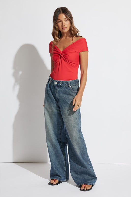 Amy Off Shoulder Twist Top