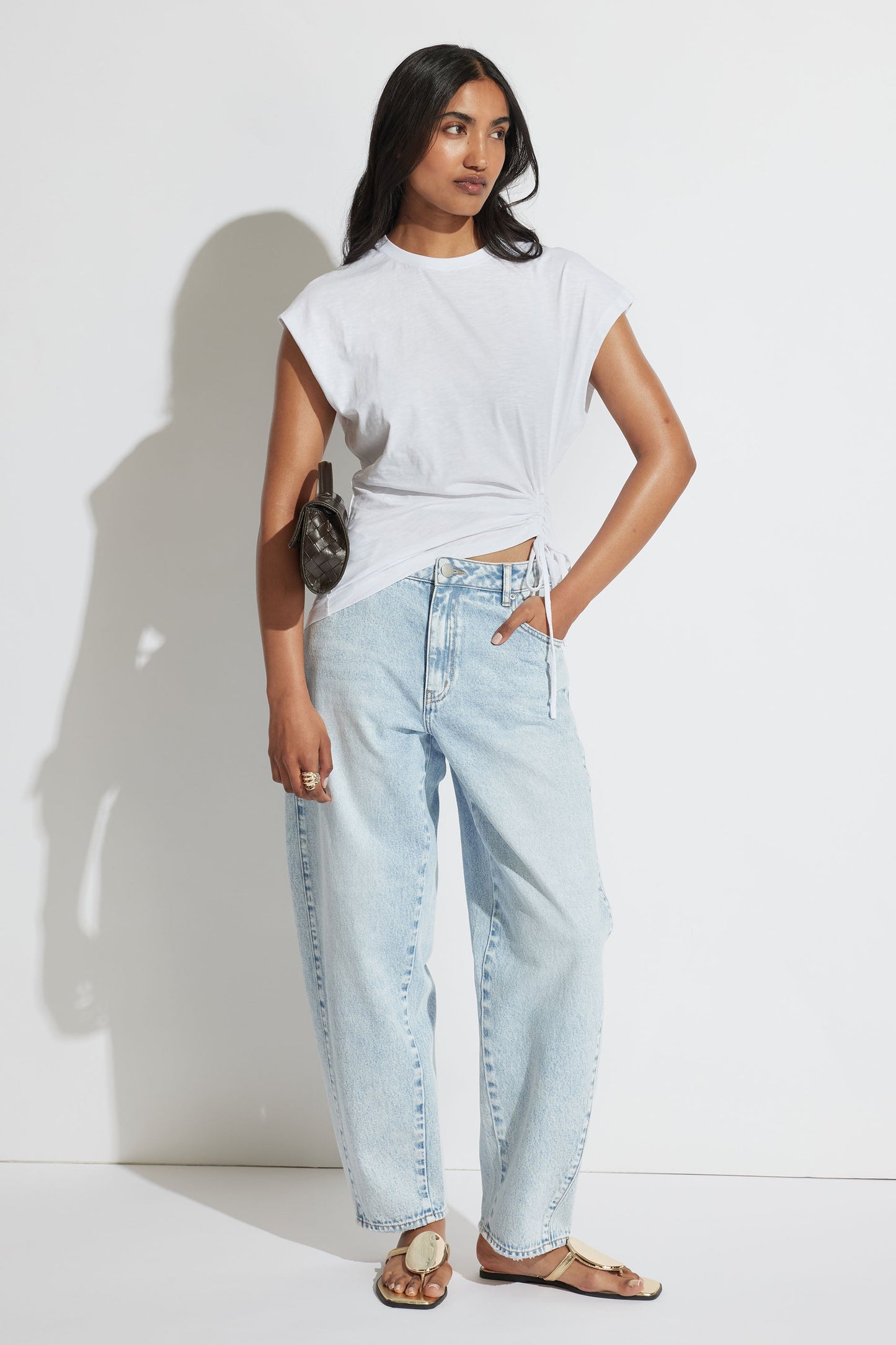 Amity Gathered Detail Tee