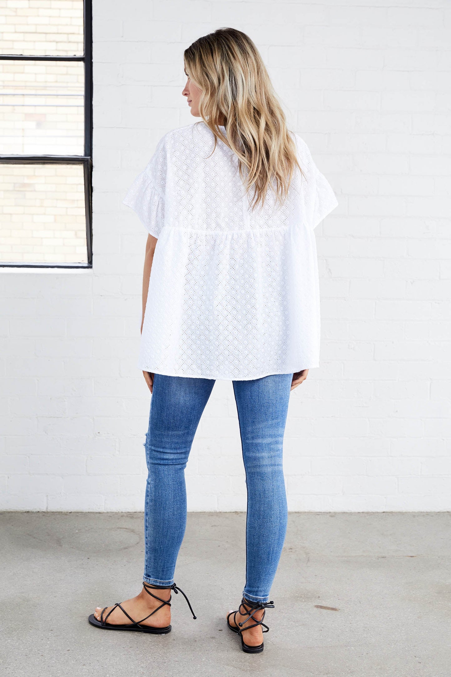 Bree Broderie Top