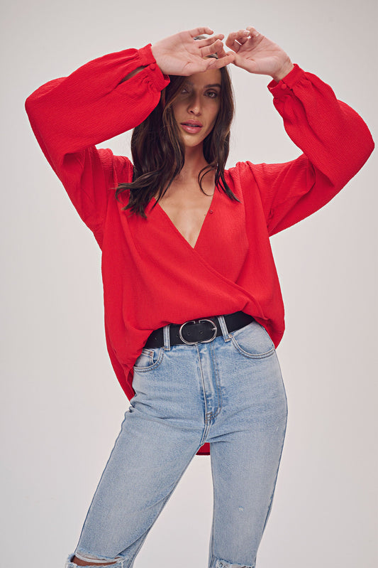 Kayla Wrap Top
