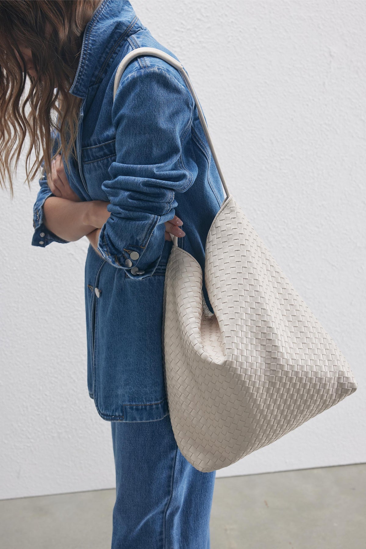 Oversized Weave Bag