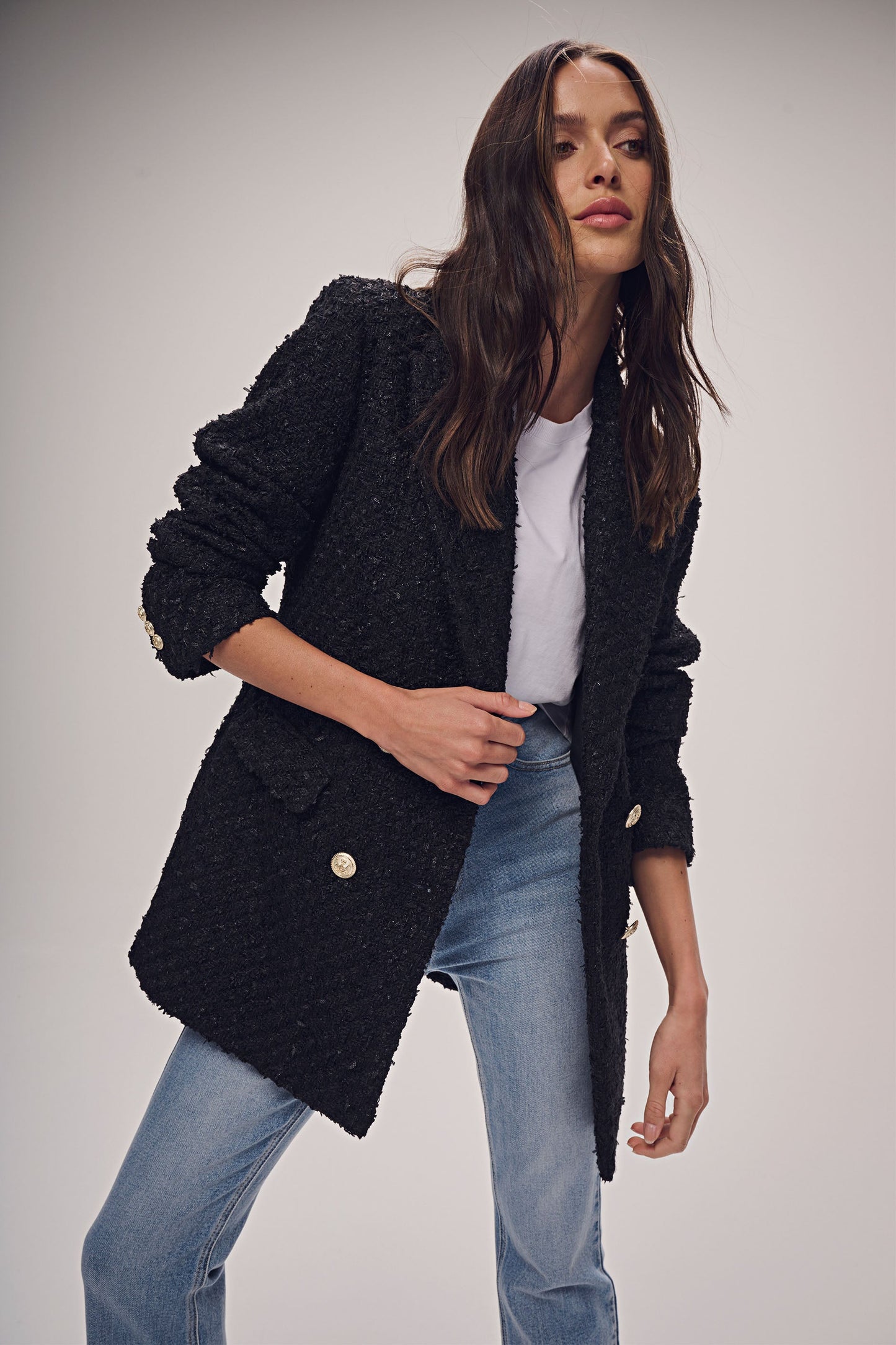 Bridgette Boucle Blazer