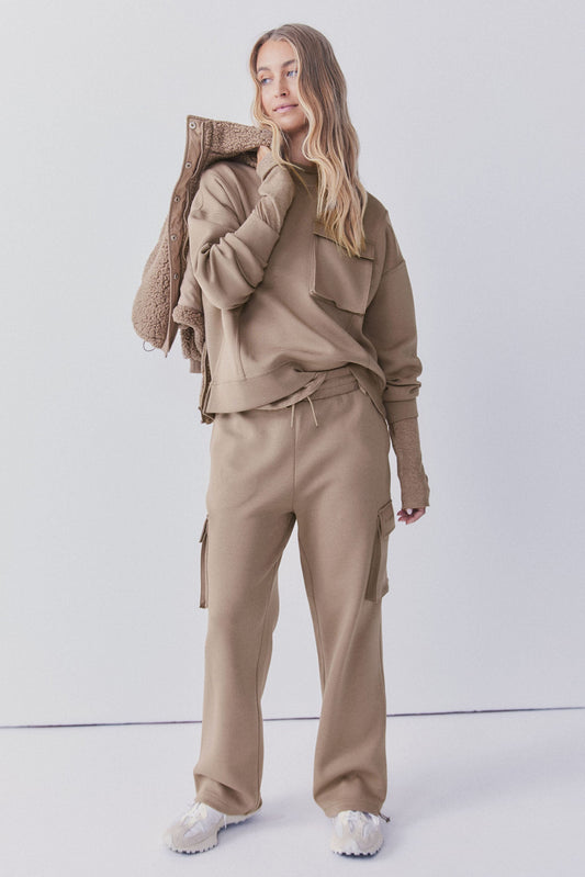 D-Luxe Neoprene Crew Sweat