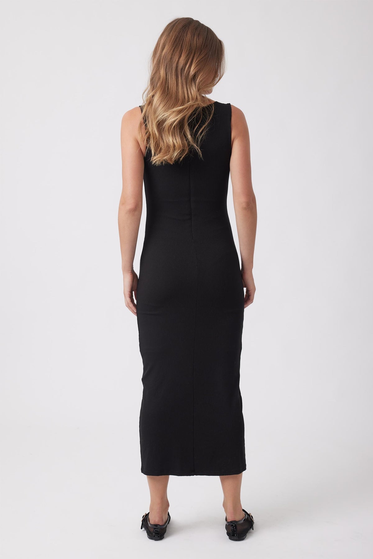 Contour Scoop Midi Dress