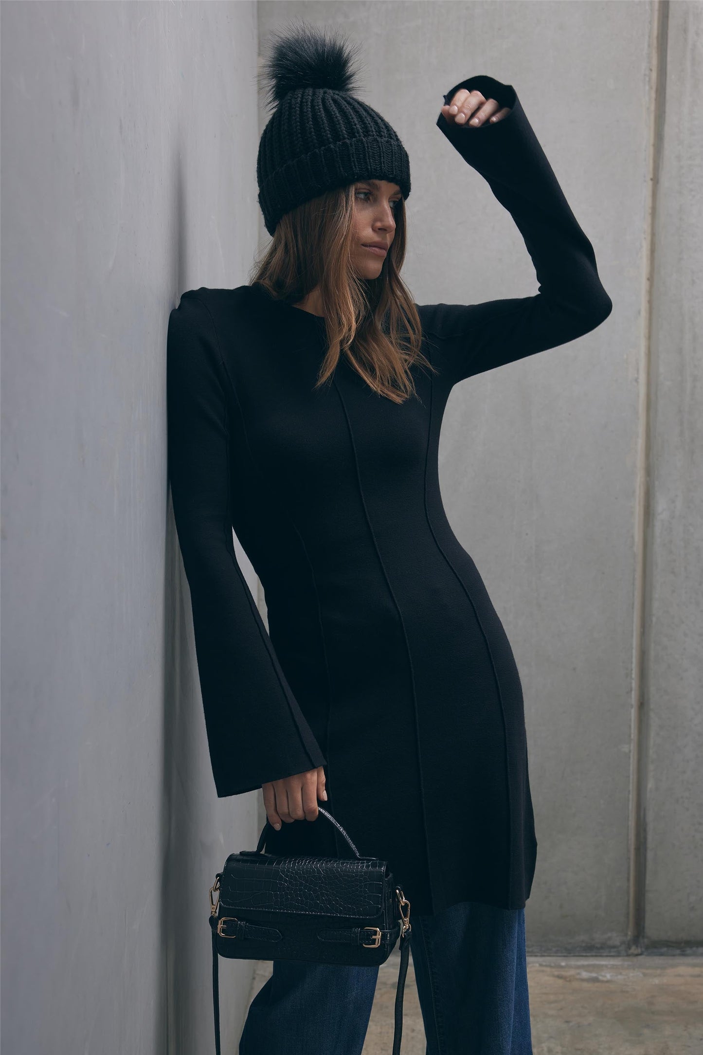 Faye Knit Mini Dress