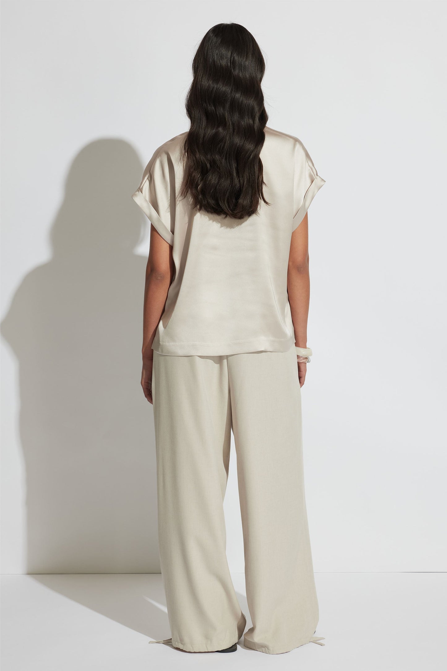 AnnMaree Satin Tee