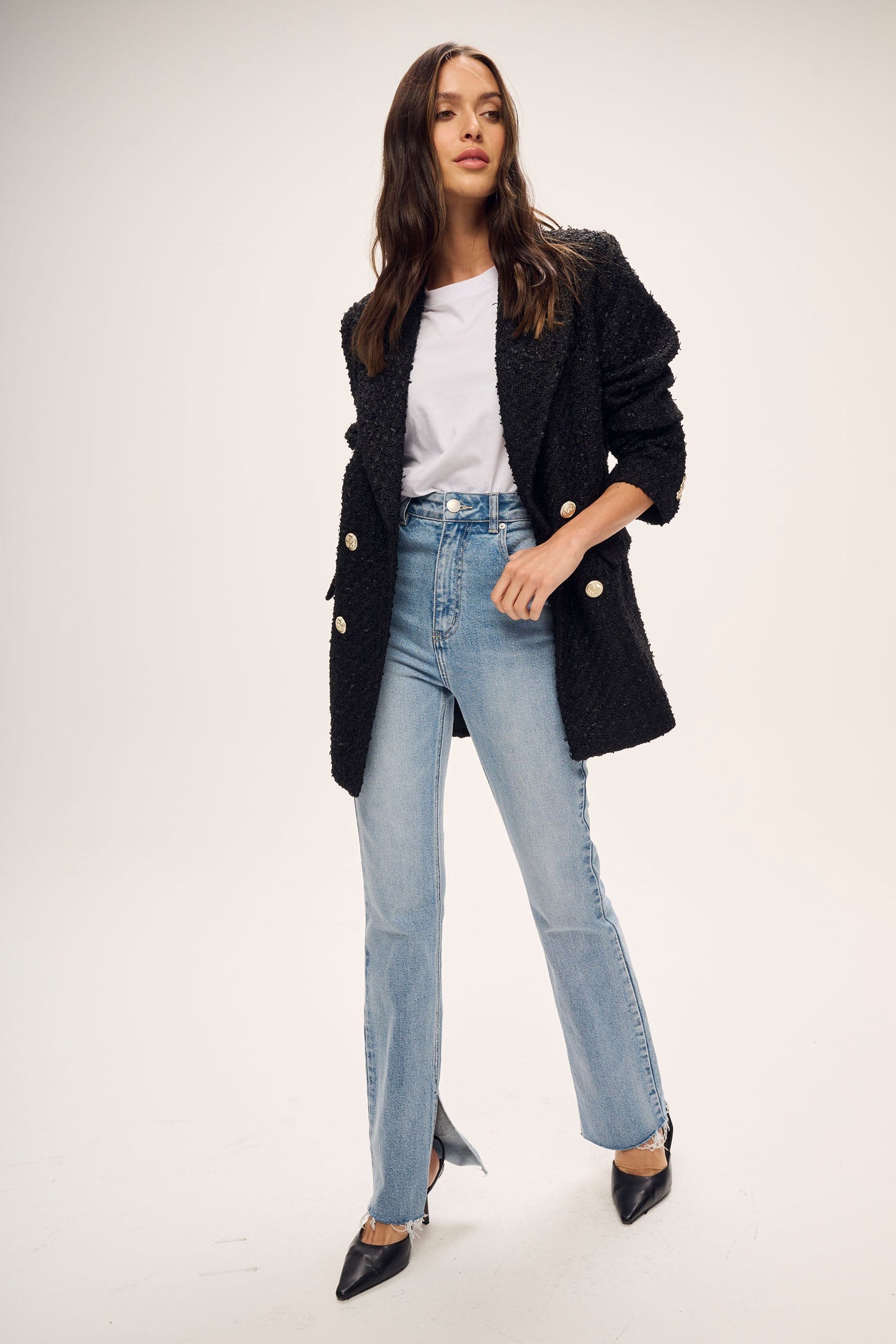 Bridgette Boucle Blazer