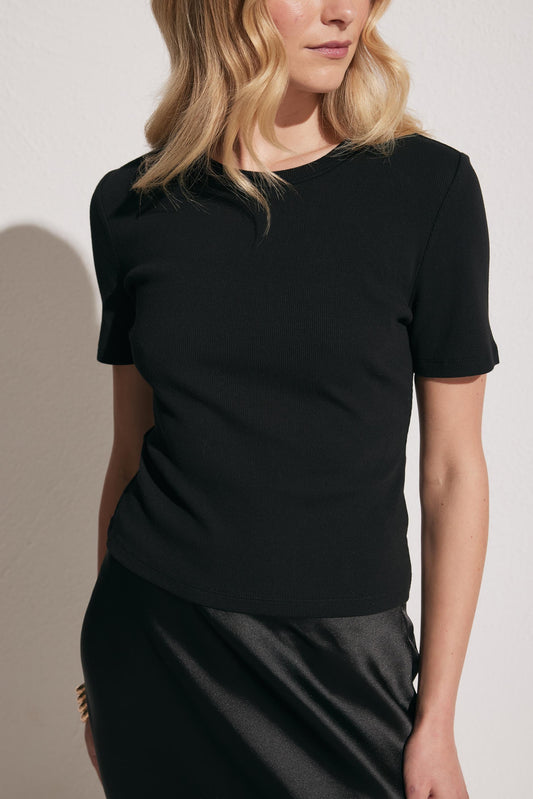 Rosa Fitted Rib Tee