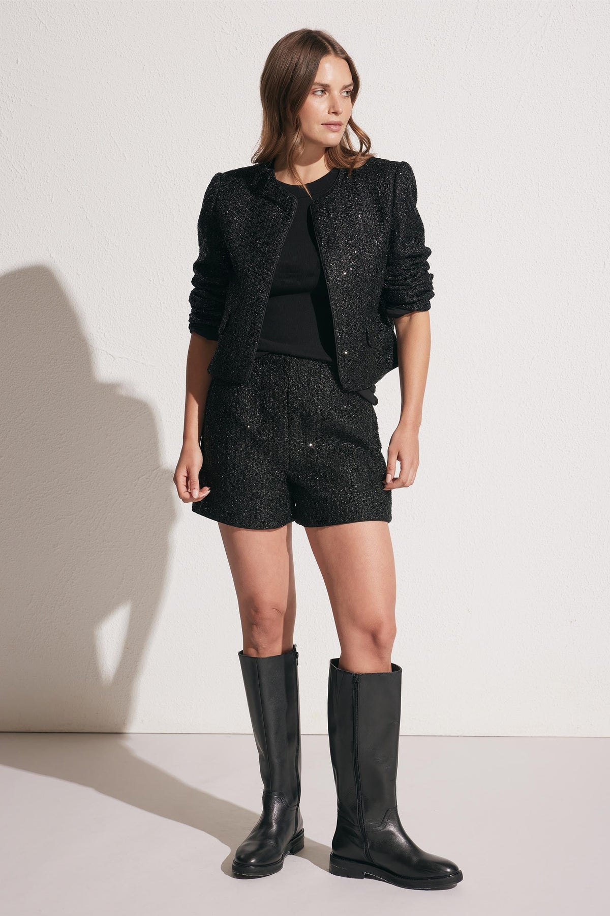 Maria Boucle Sequin Short
