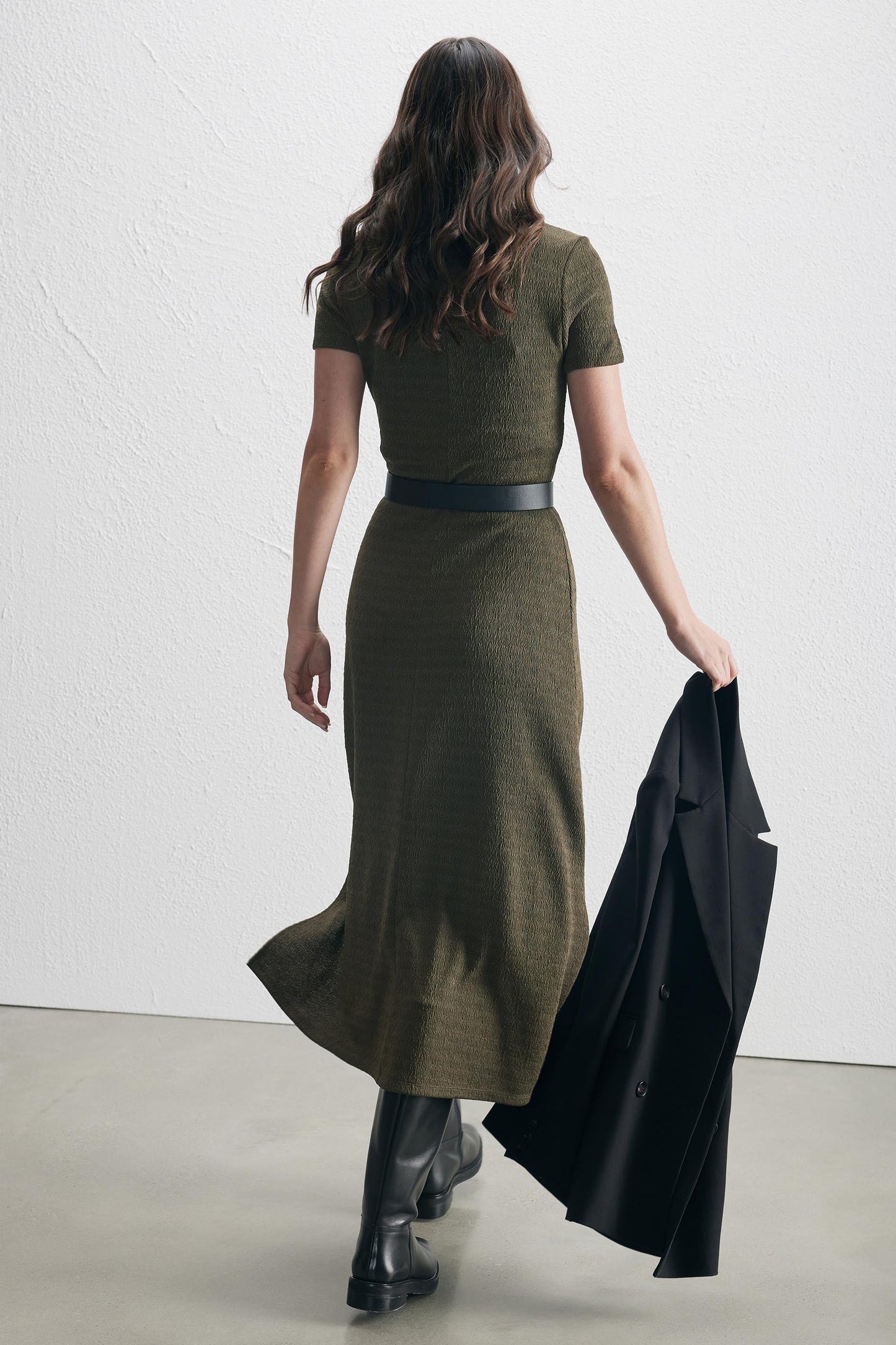 Tasha Ruched Midi Dress
