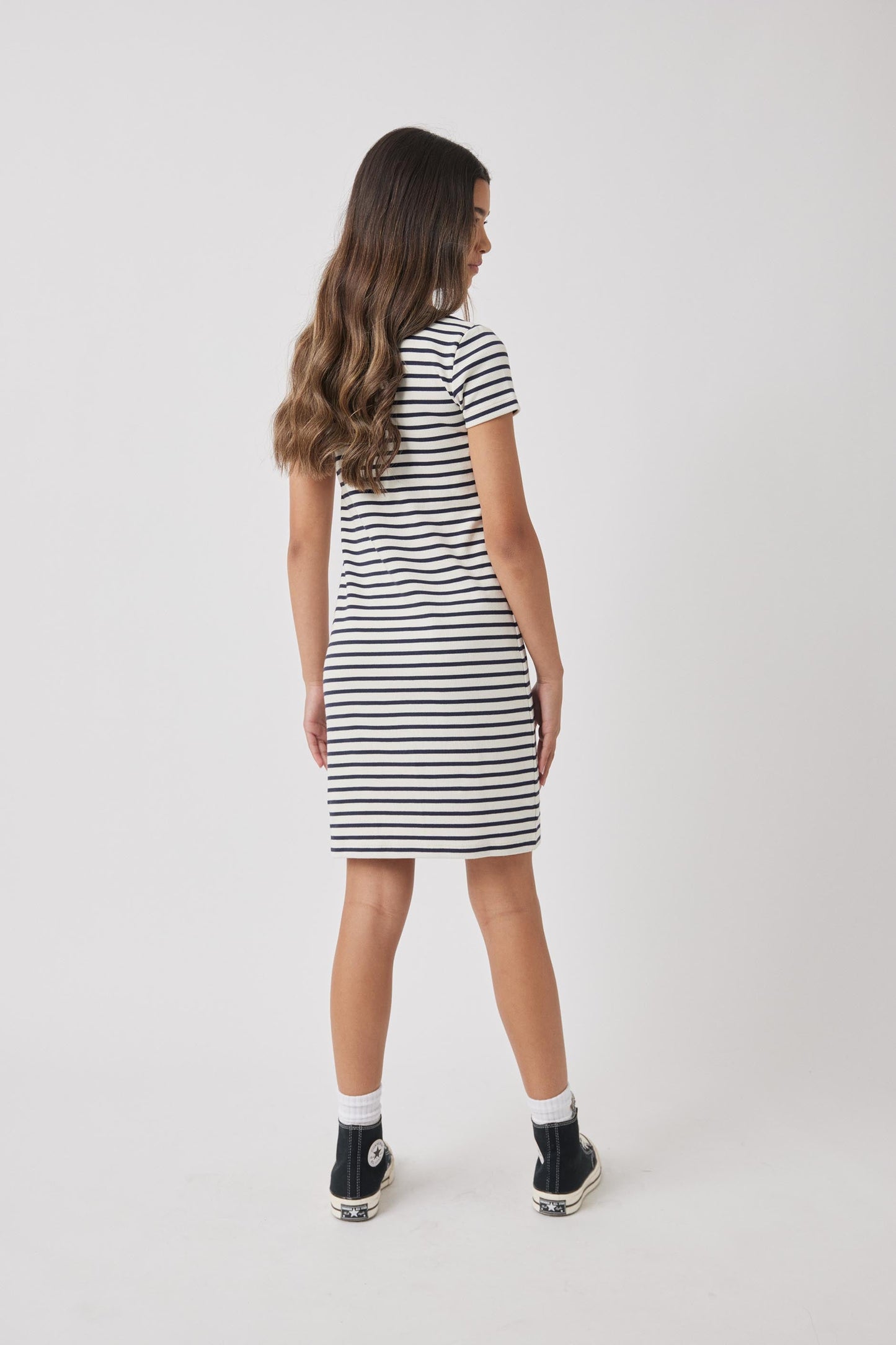 Girls Harper Rib Tshirt Dress