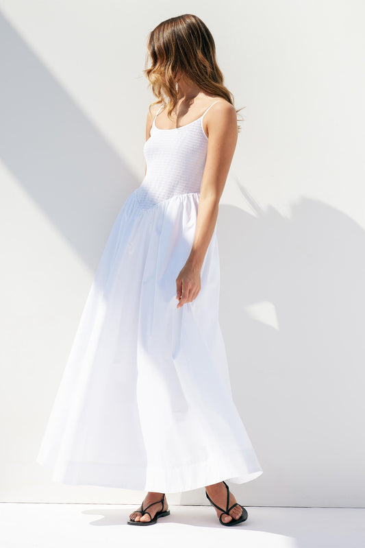 Pippa Shirred Maxi Dress