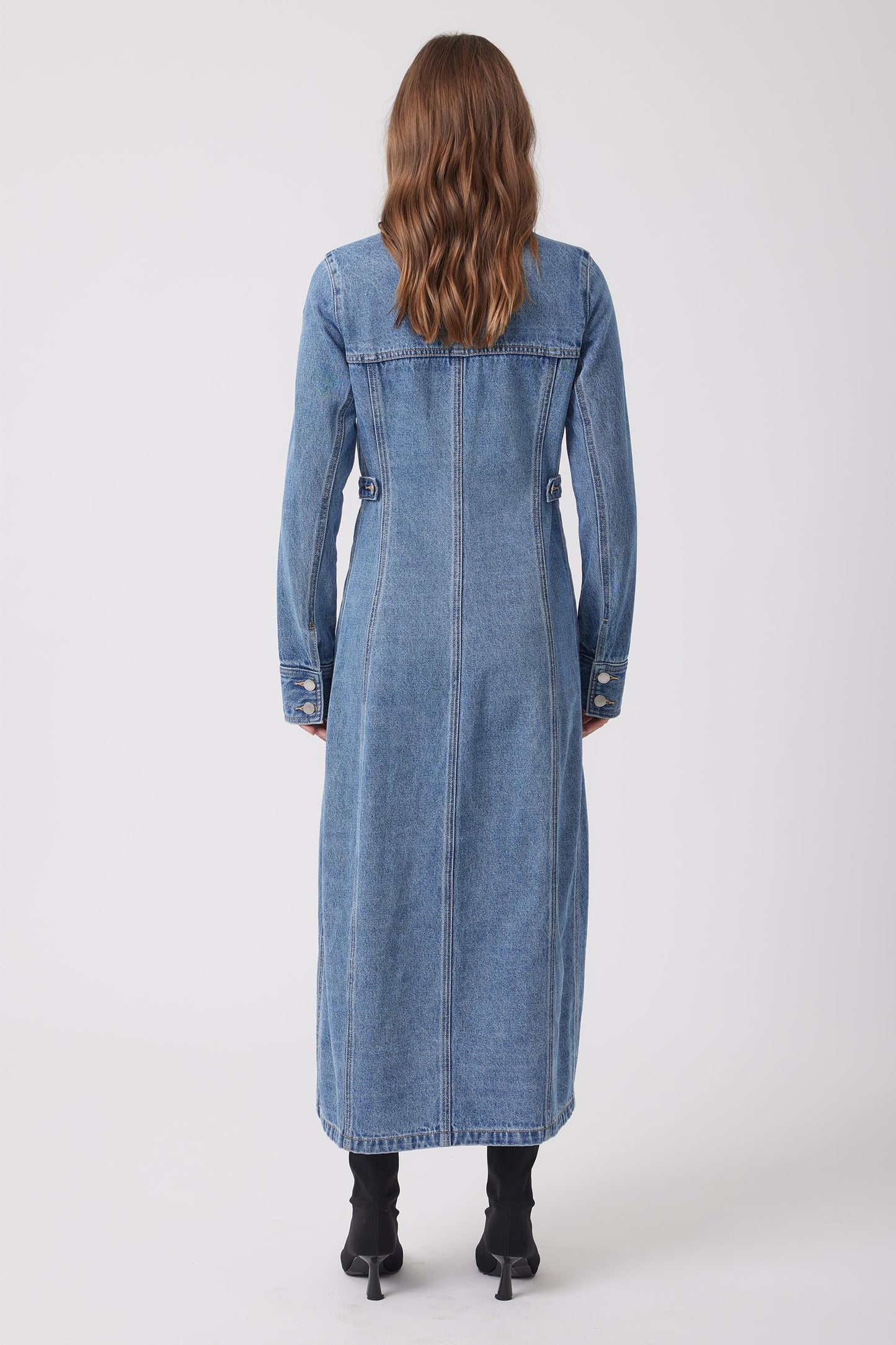 Tia Denim Shirt Dress