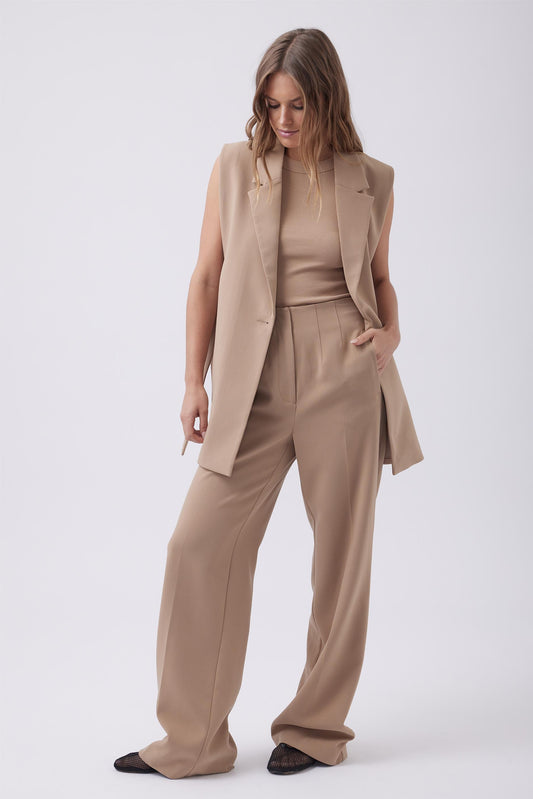 Ashton Darted Wide Leg Pant