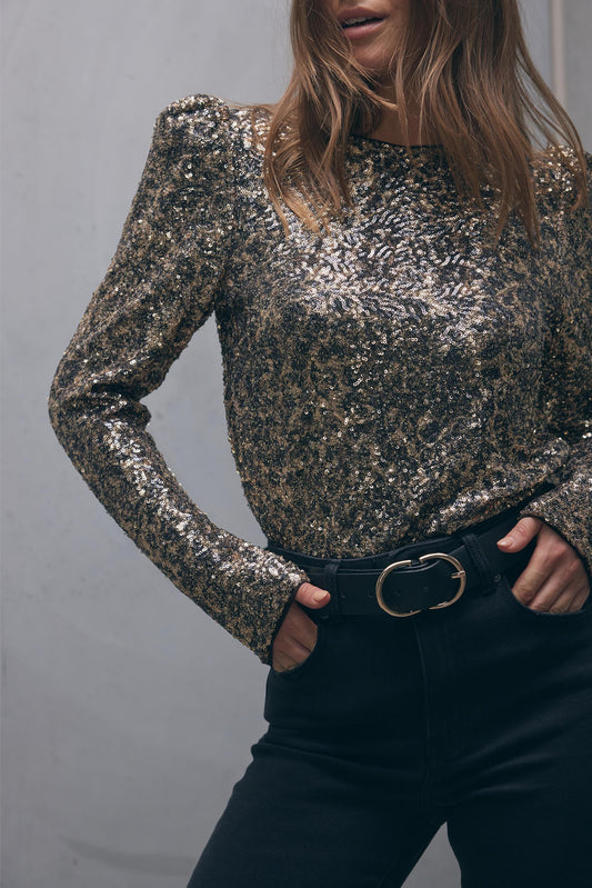 Gabby Sequin Top