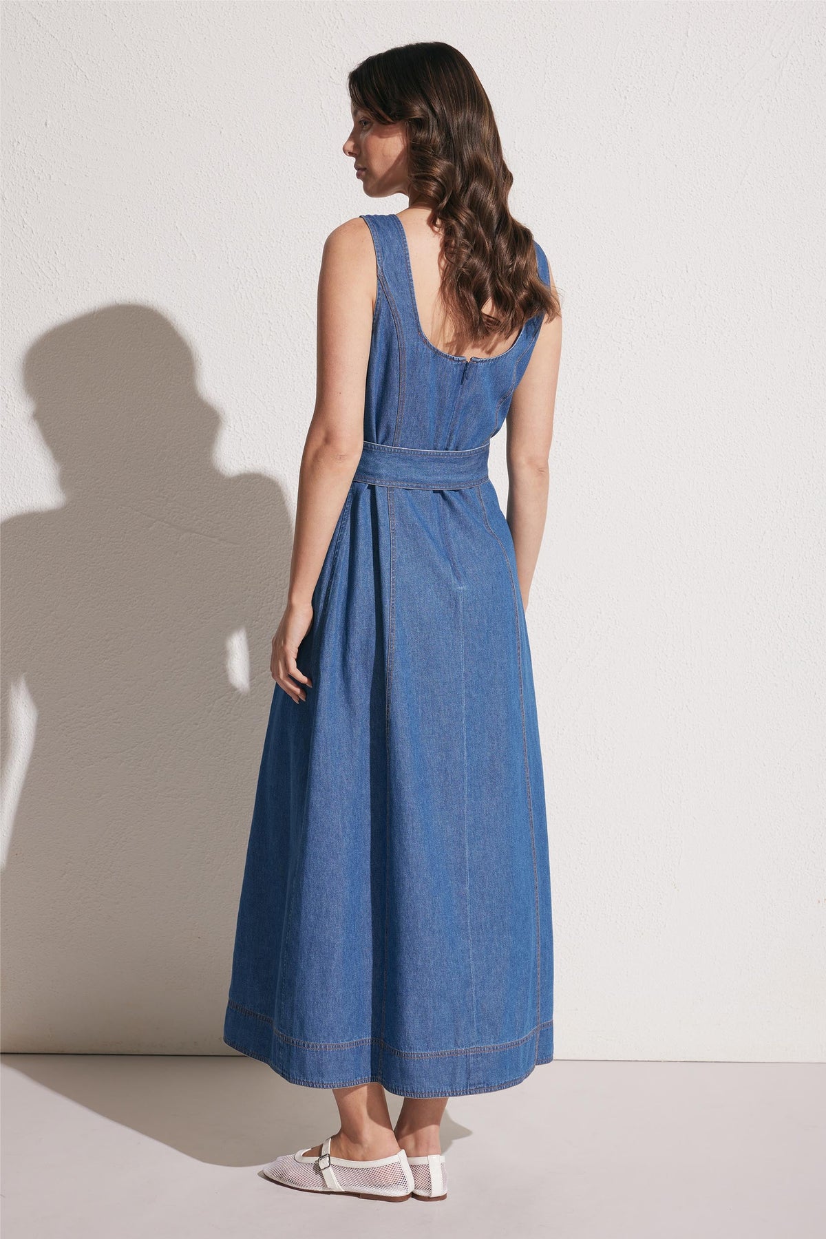 Skylar Denim Maxi Dress