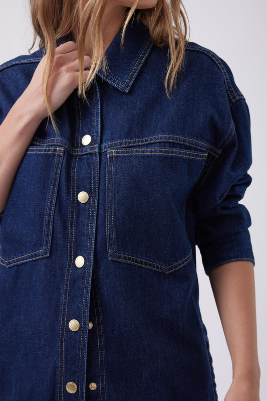 Cindy Denim Shacket