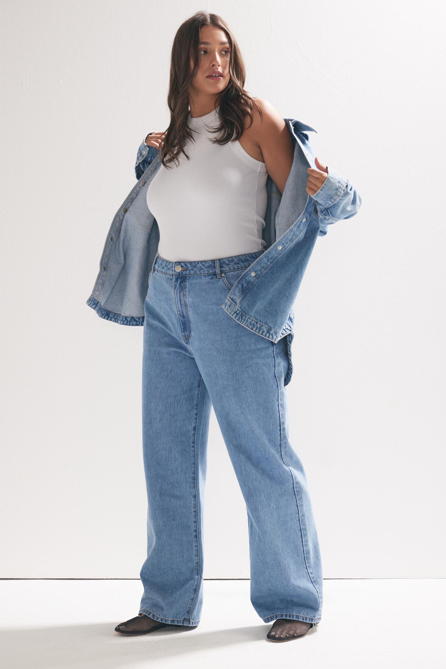 Tahni Wide Leg Jean