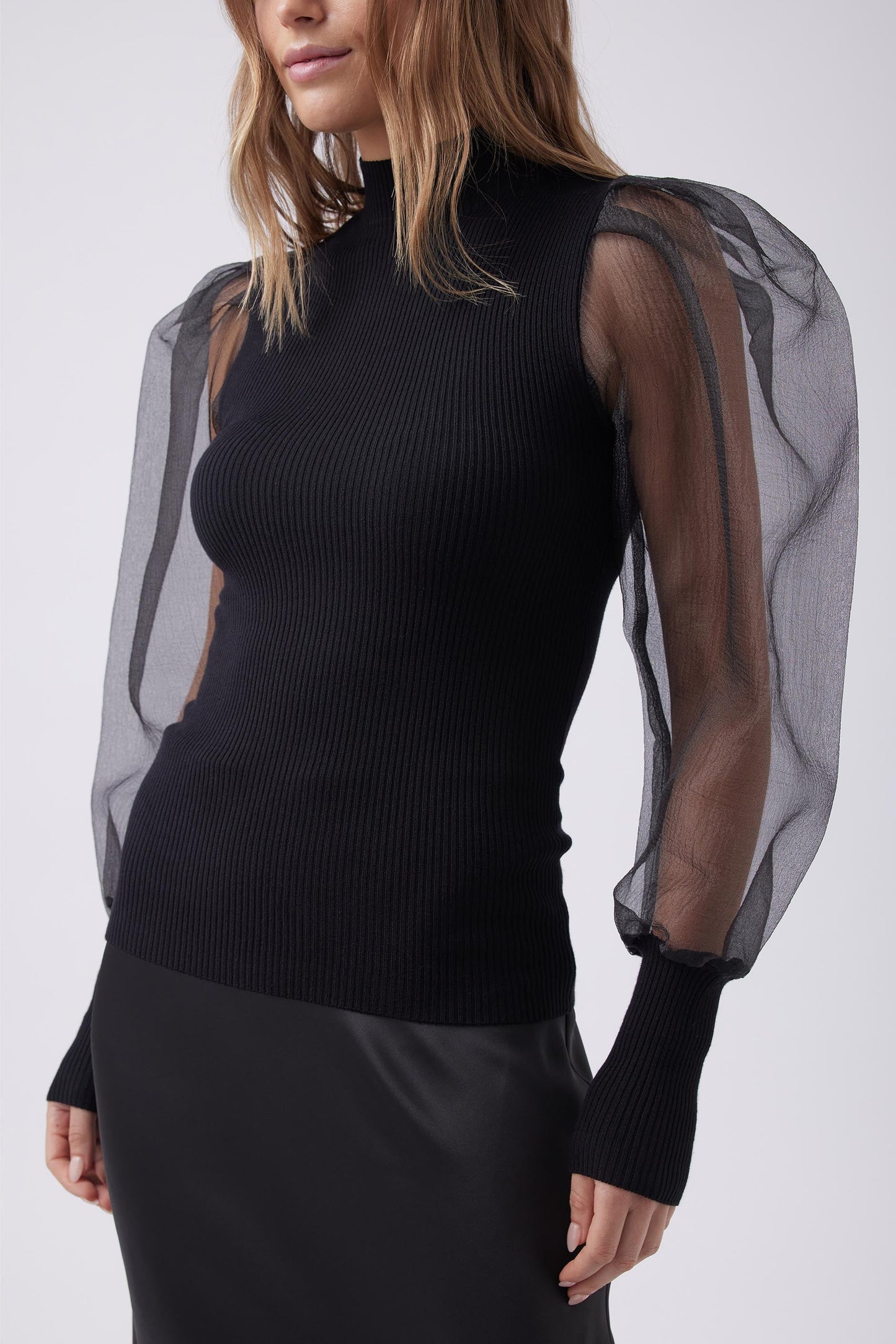 Giana Organza Sleeve Top