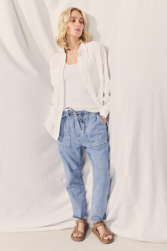 D-Luxe Relaxed Denim Jogger