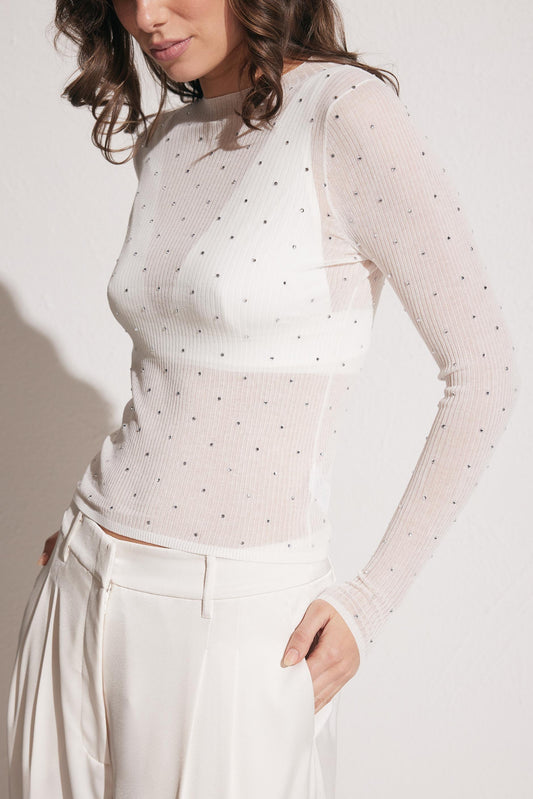 Allie Rhinestone Top