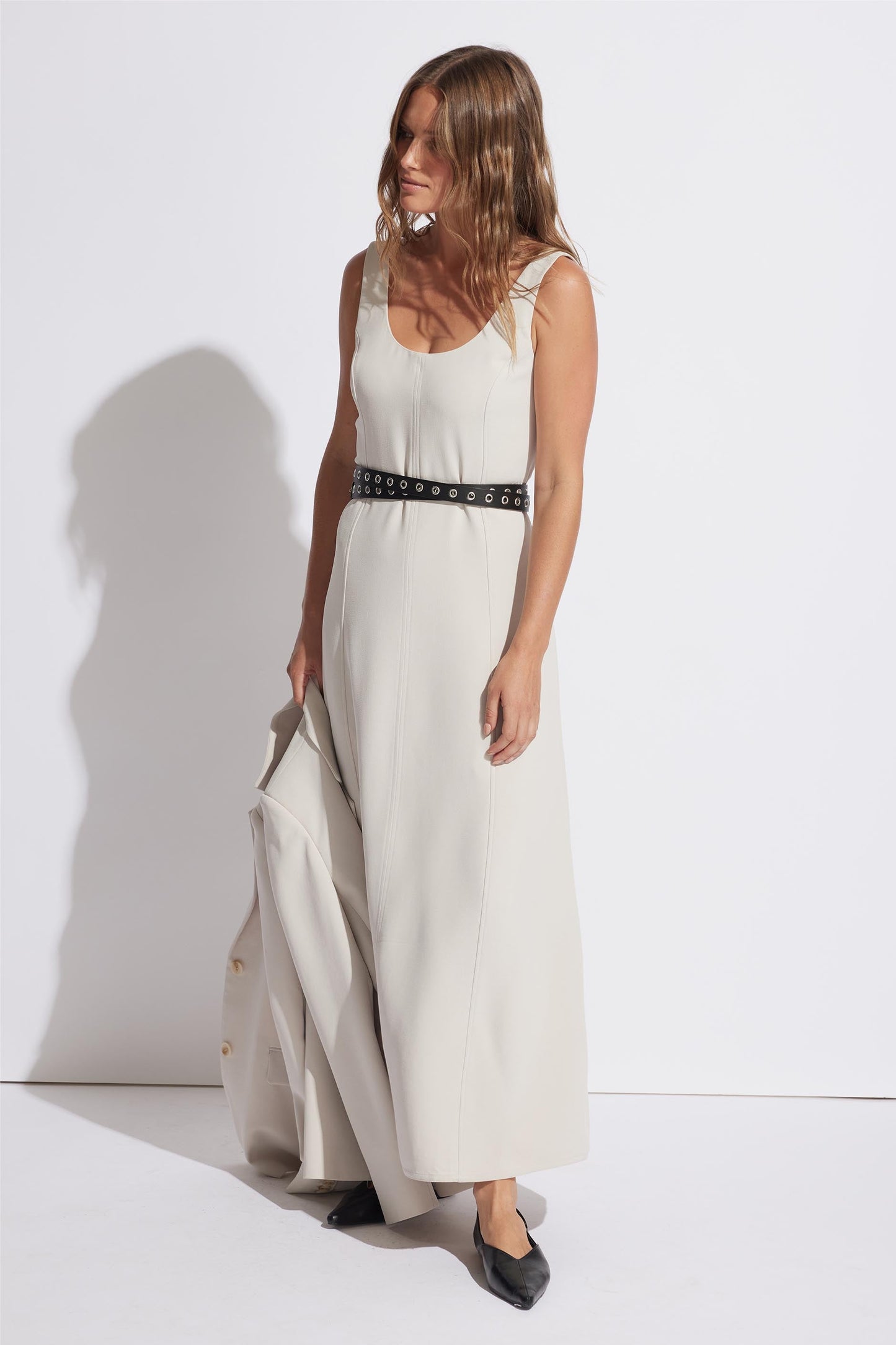 Carmen Panelled Midi Dress