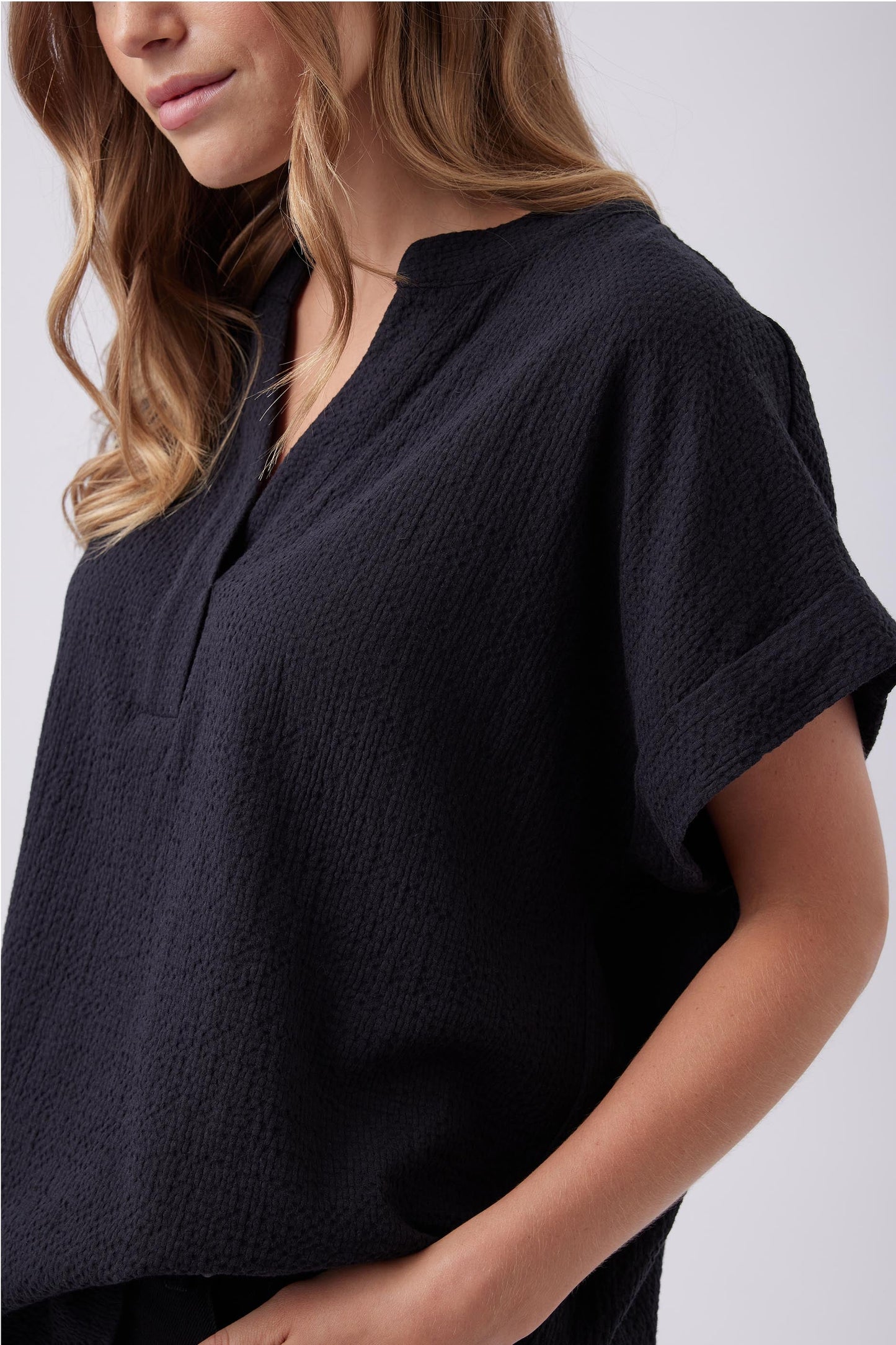 Maria Textured Top