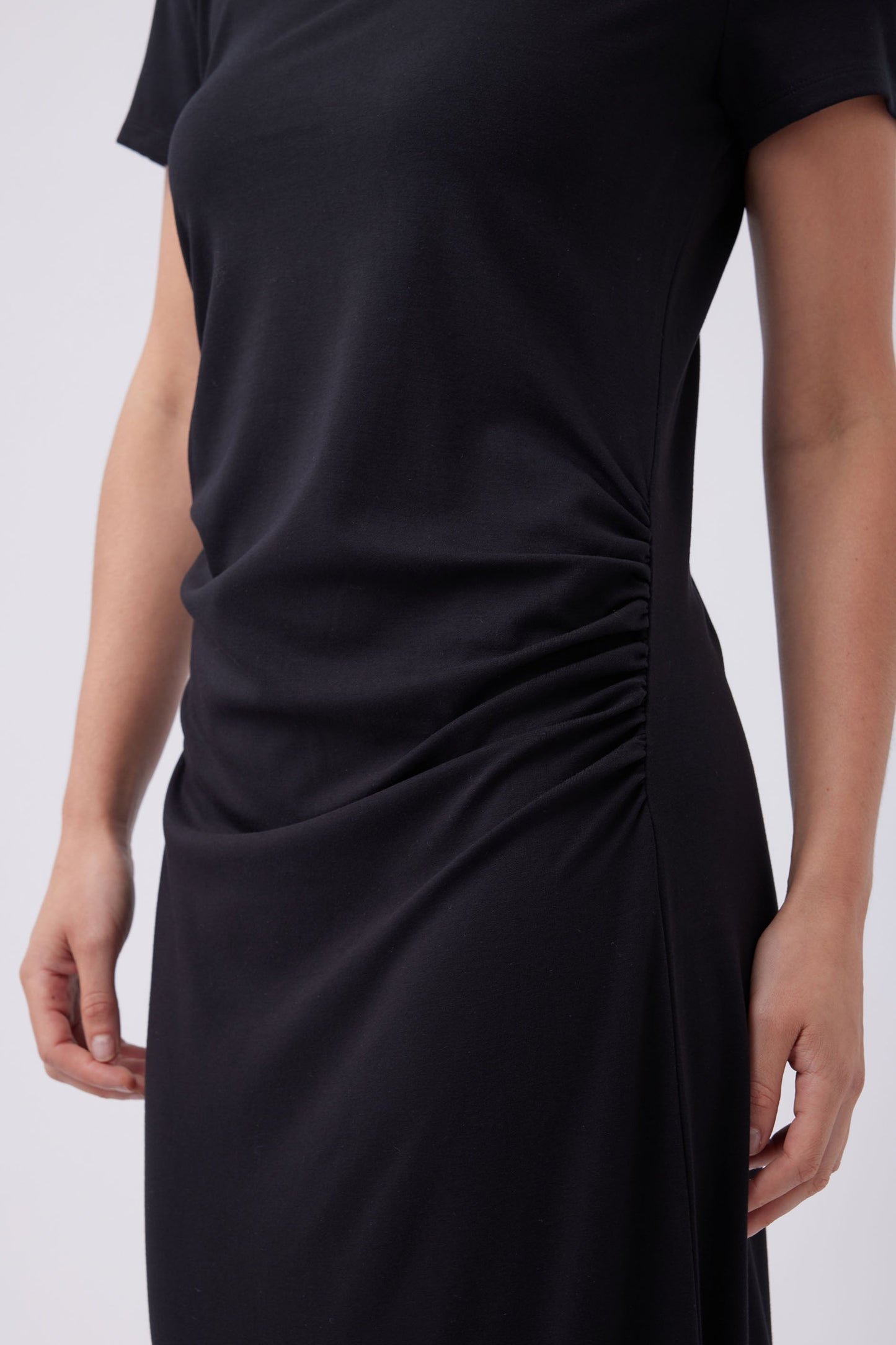 Bella Gathered Midi Dress