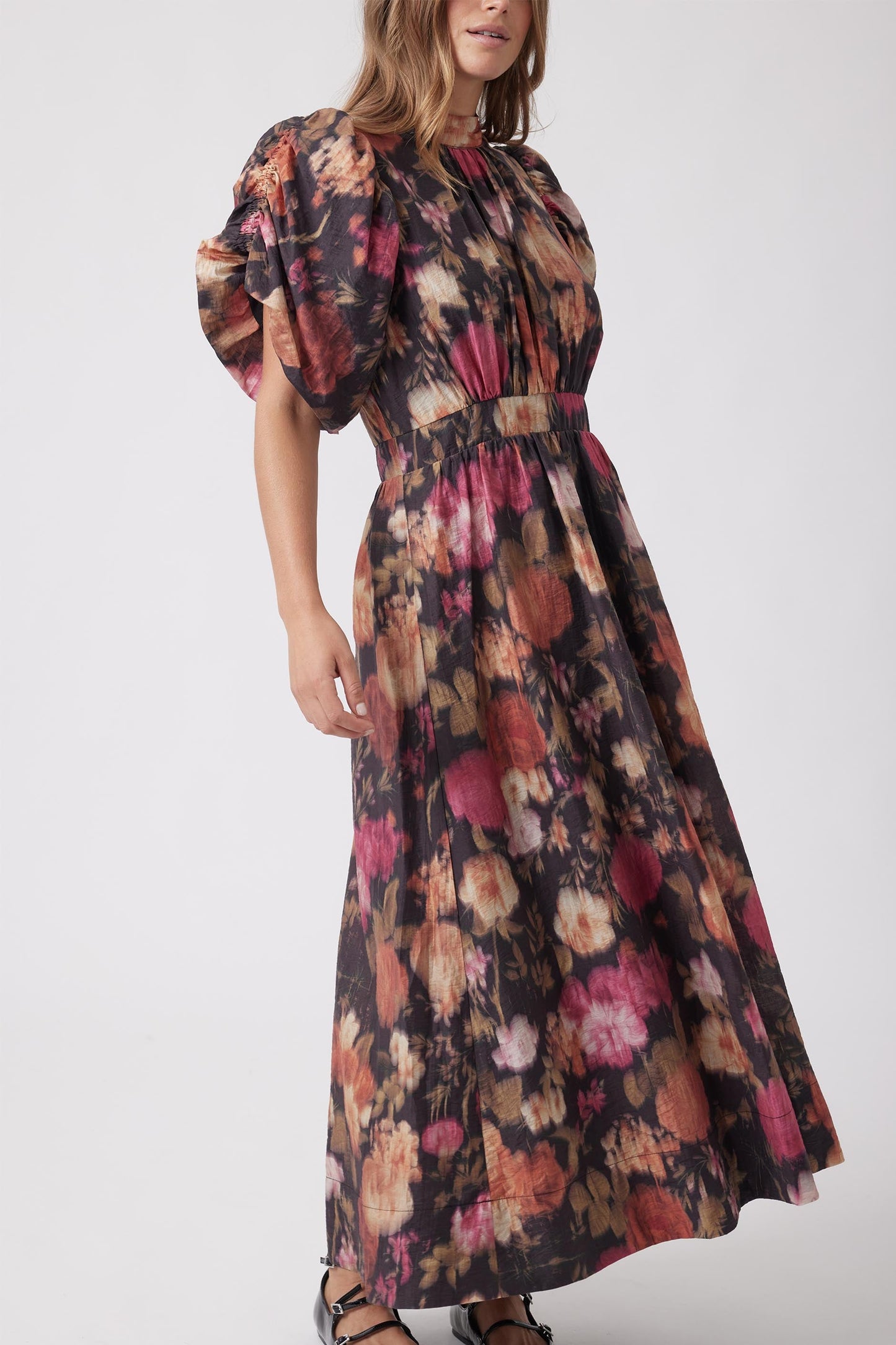 Kim Drawstring Midi Dress