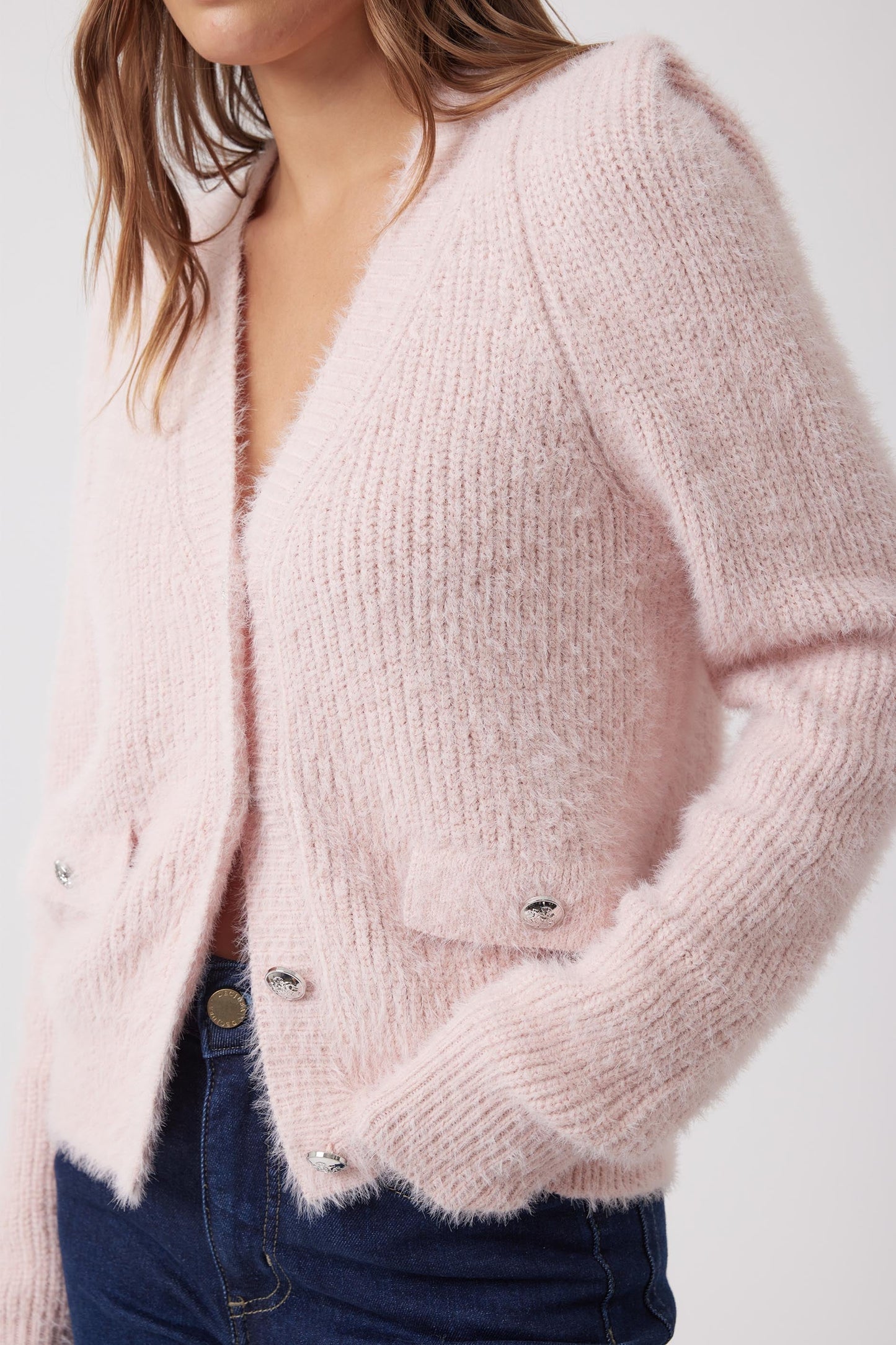 Isla Sleeve Pleat Cardigan