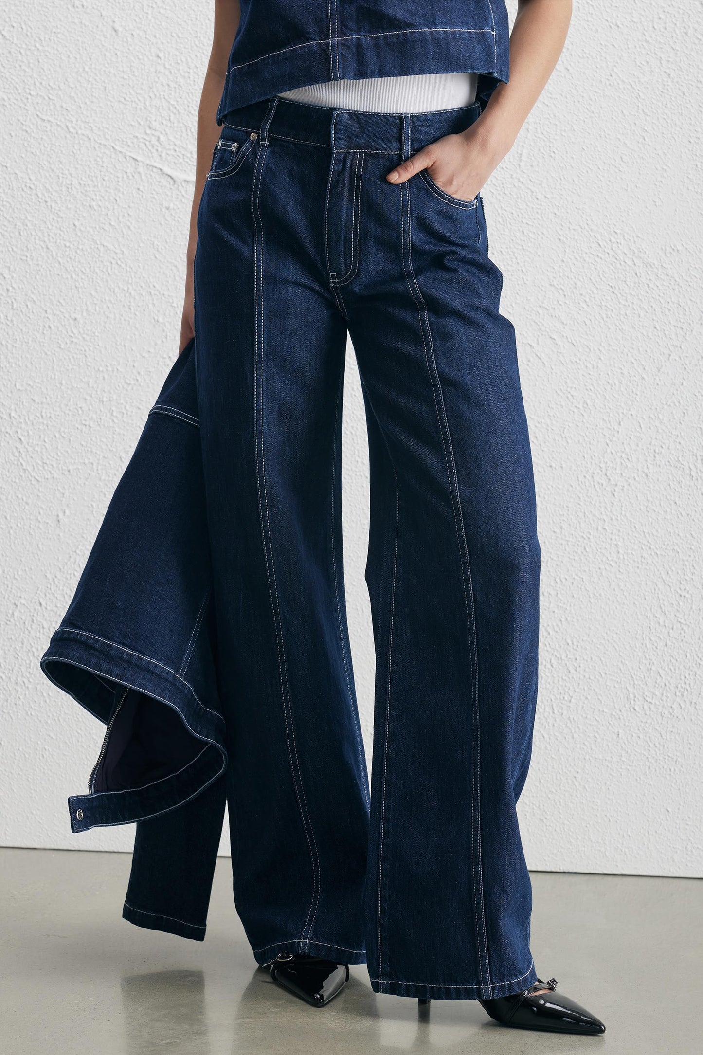 Paisley Straight Leg Jean