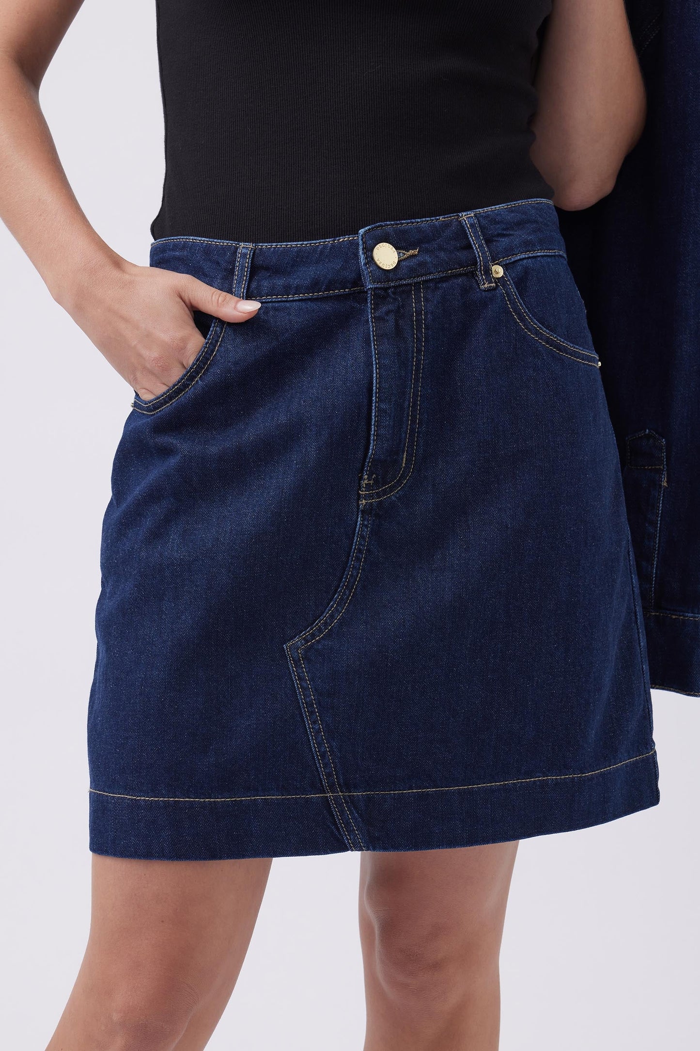 Dana Denim Mini Skirt