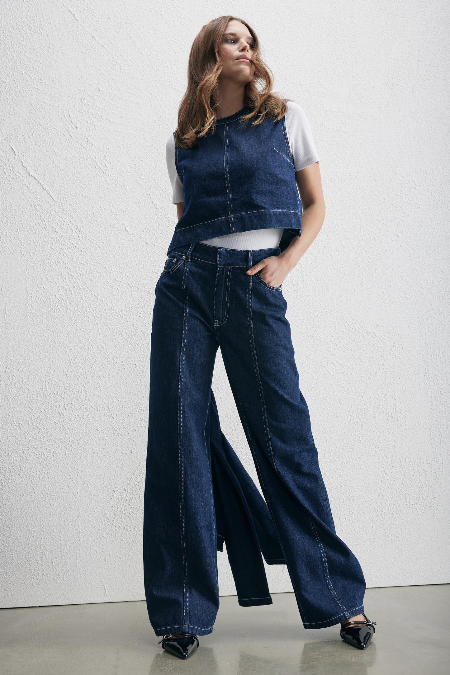 Paisley Straight Leg Jean